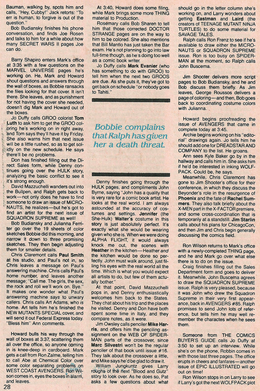 Read online Marvel Age comic -  Issue #35 - 29