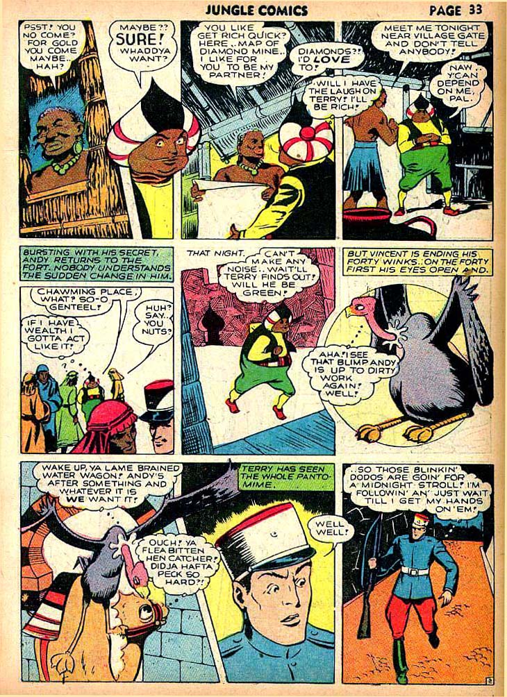 Read online Jungle Comics comic -  Issue #22 - 35