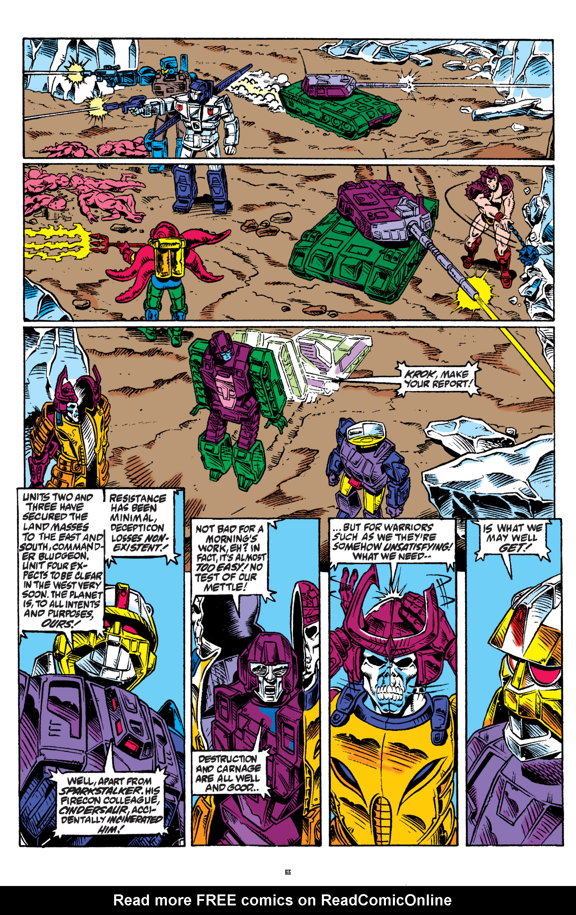 Read online The Transformers Classics comic -  Issue # TPB 7 - 63