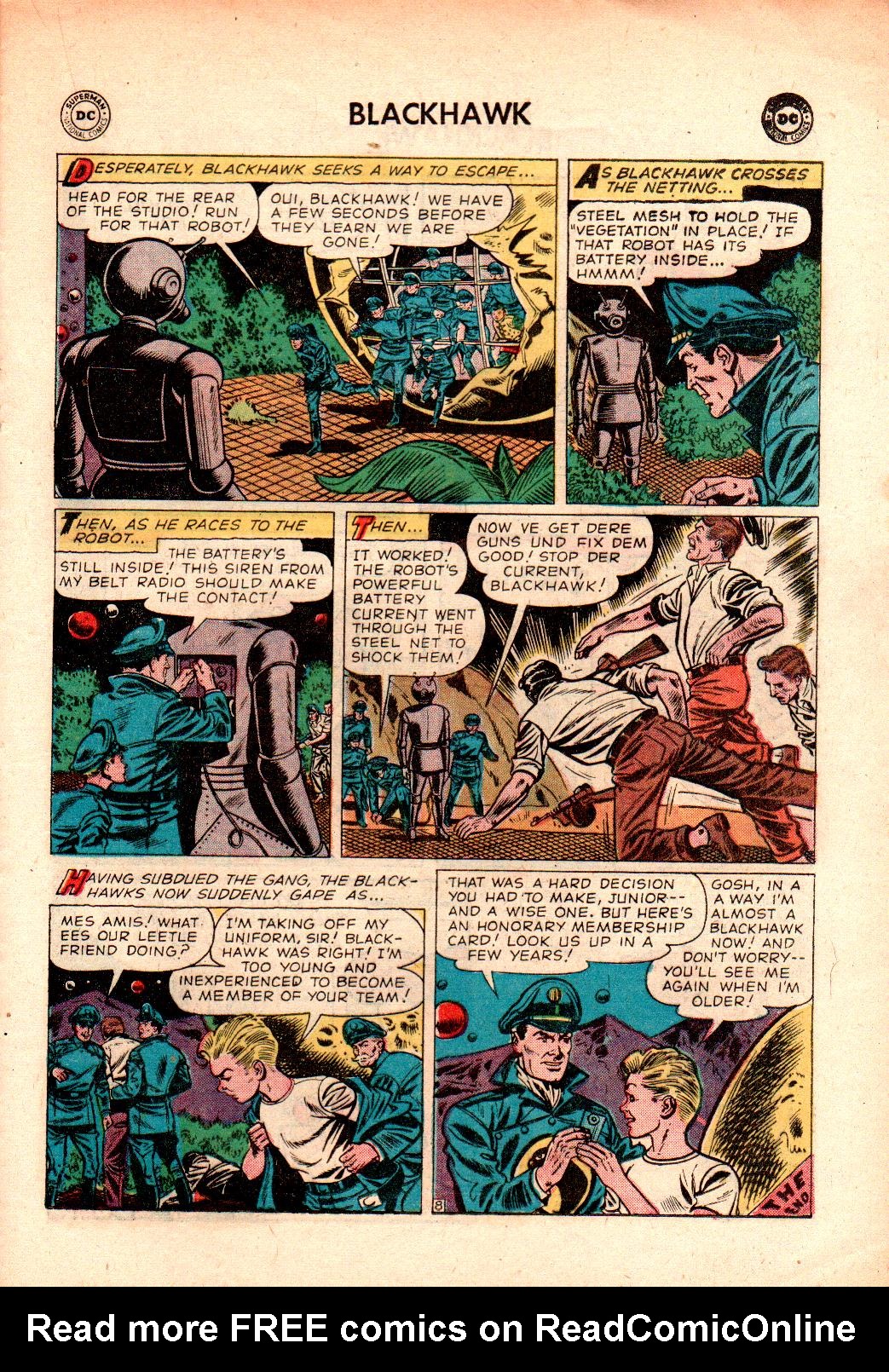 Read online Blackhawk (1957) comic -  Issue #120 - 21