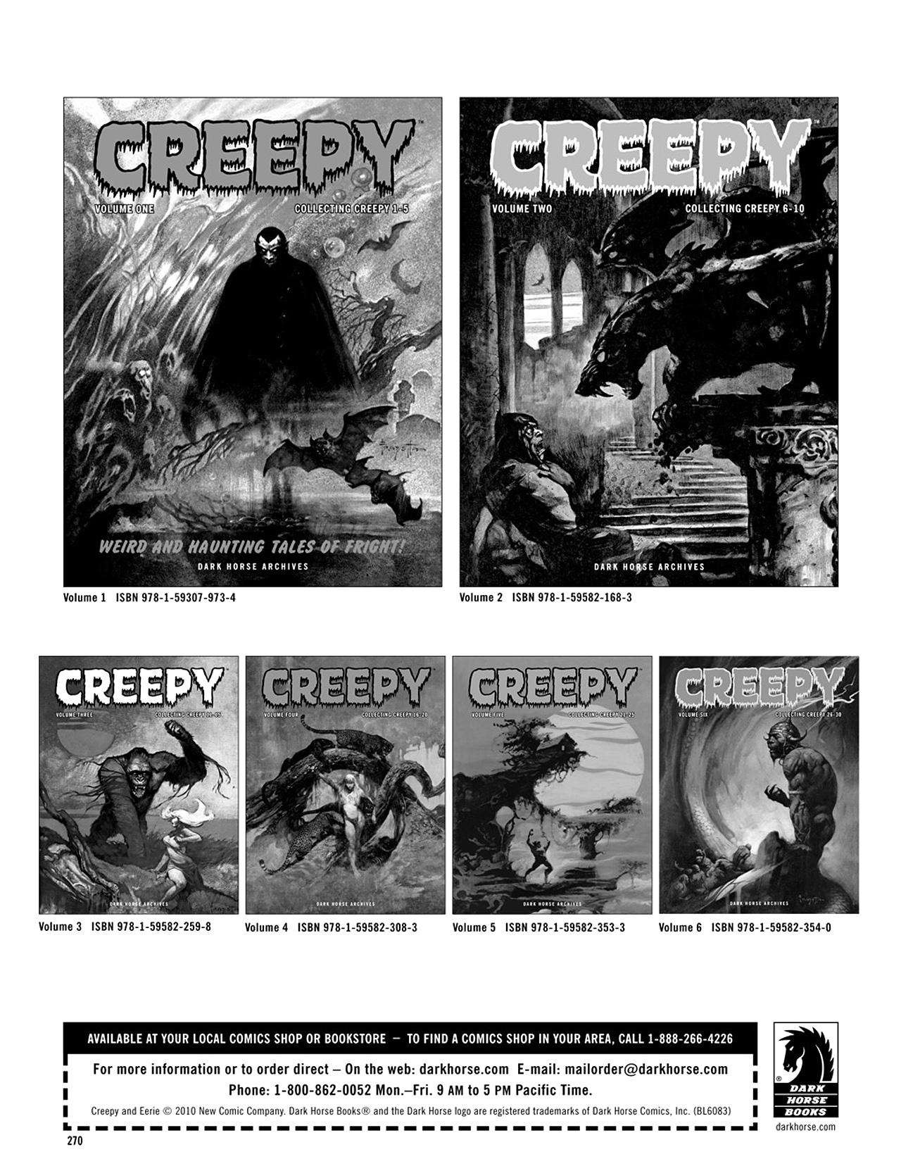 Read online Eerie Archives comic -  Issue # TPB 5 - 271