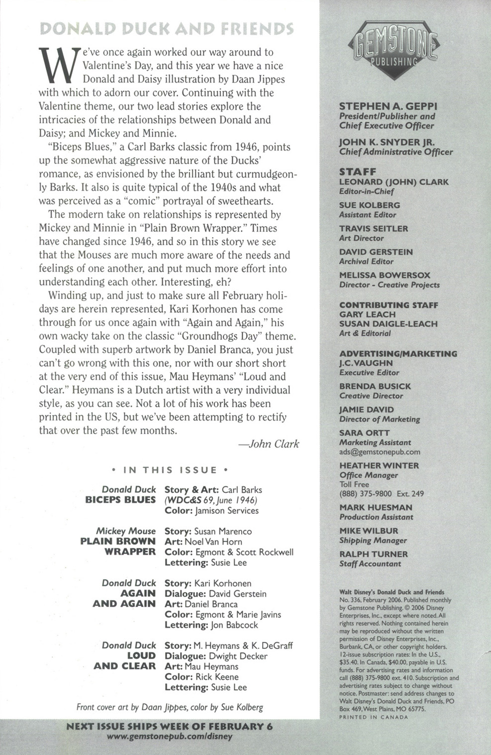 Read online Walt Disney's Donald Duck and Friends comic -  Issue #336 - 2