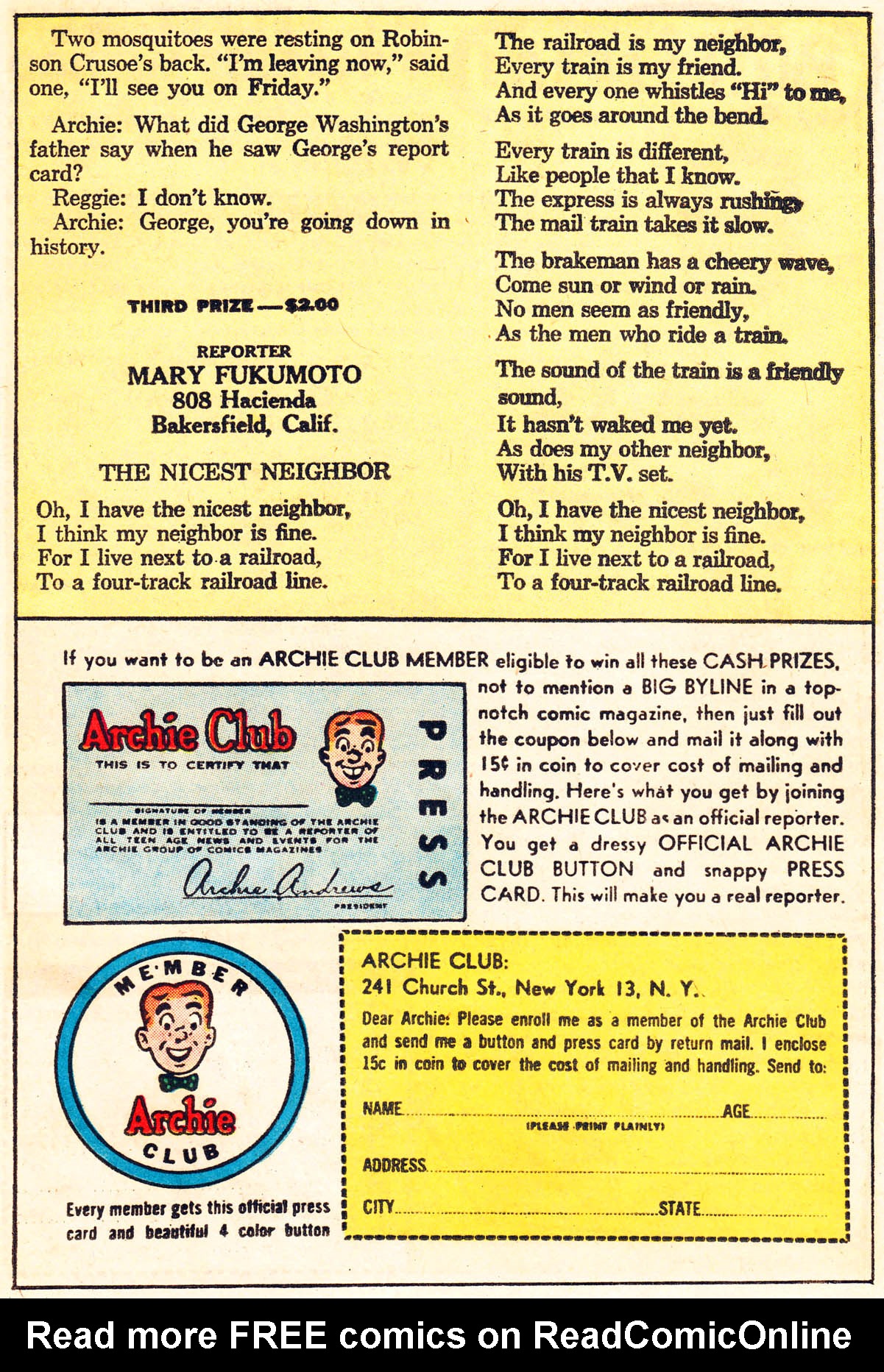 Read online Archie's Joke Book Magazine comic -  Issue #85 - 27