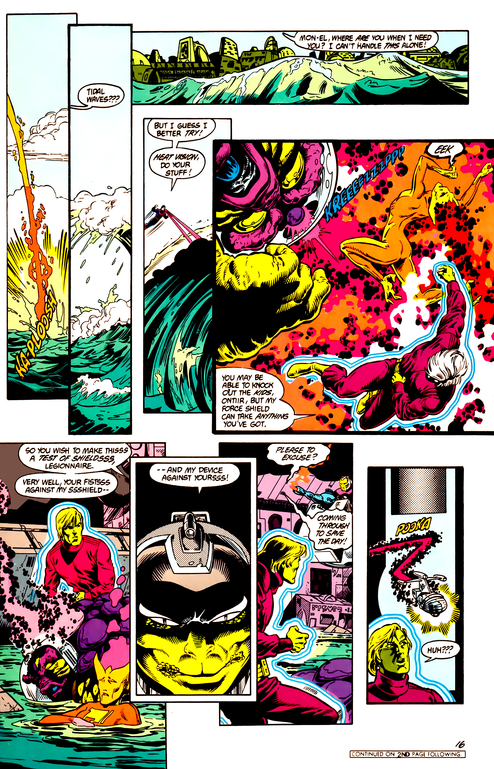 Read online Legion of Super-Heroes (1984) comic -  Issue #14 - 18