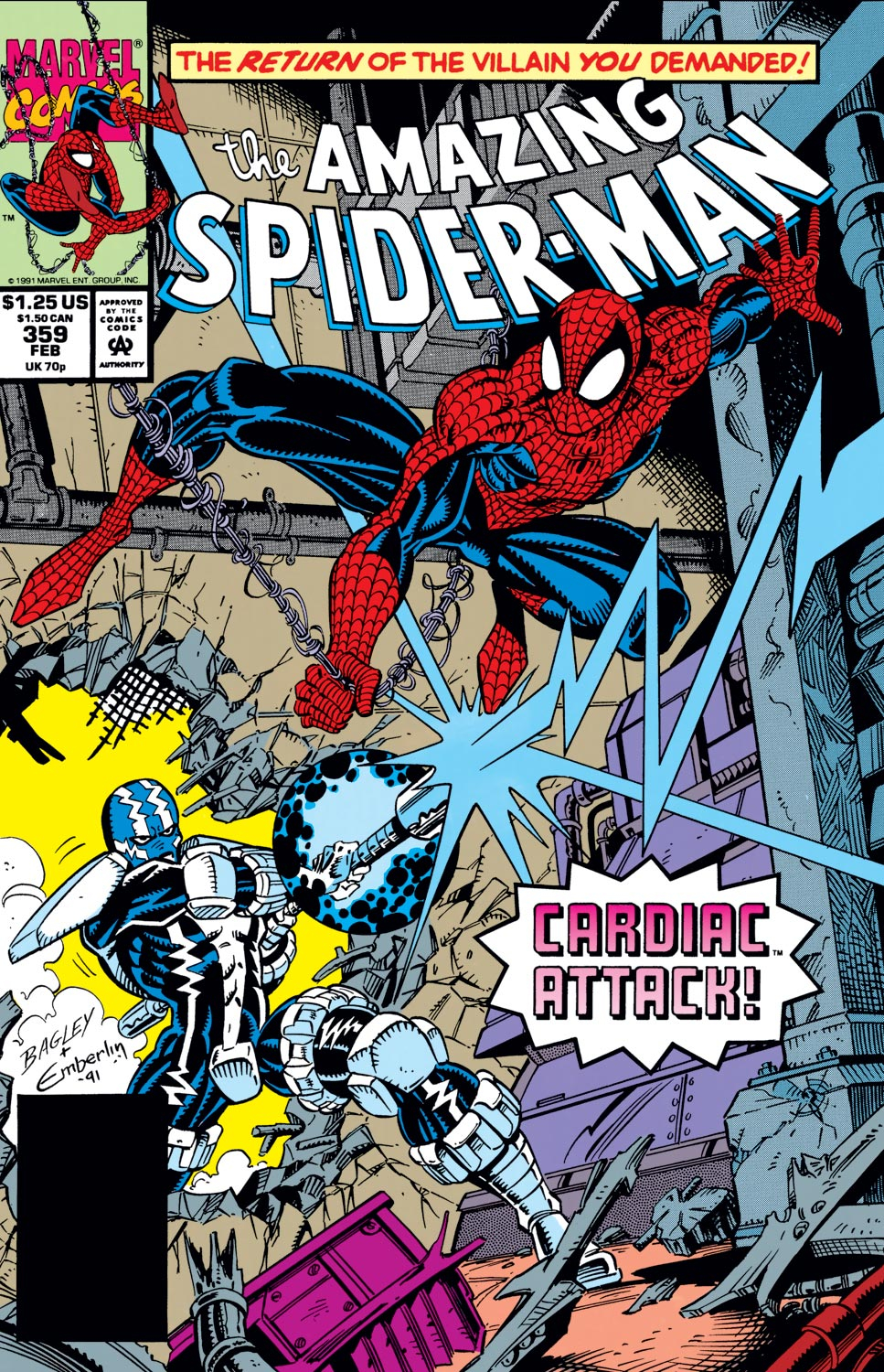 Read online The Amazing Spider-Man (1963) comic -  Issue #359 - 1