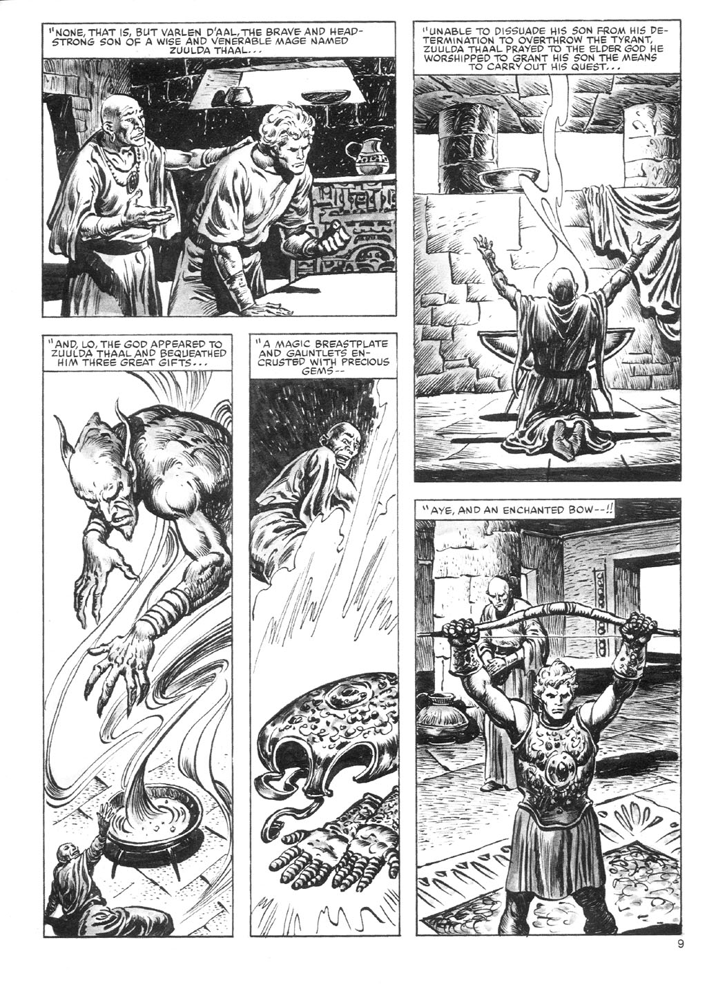 Read online The Savage Sword Of Conan comic -  Issue #87 - 9