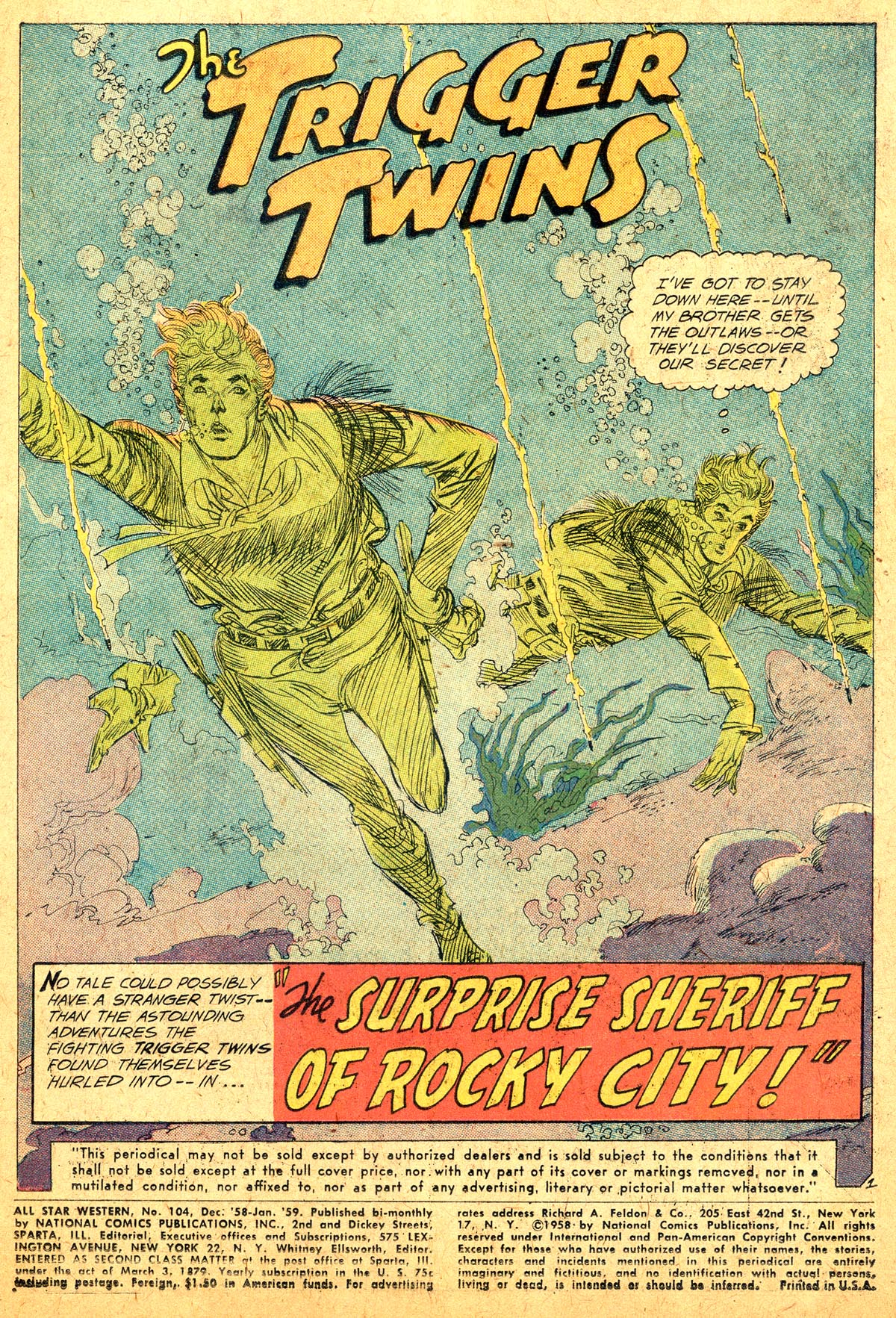 Read online All-Star Western (1951) comic -  Issue #104 - 3
