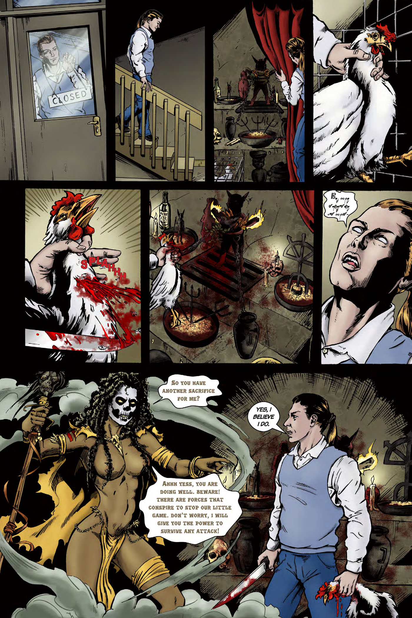 Read online Kung Fu Satanist comic -  Issue #1 - 19