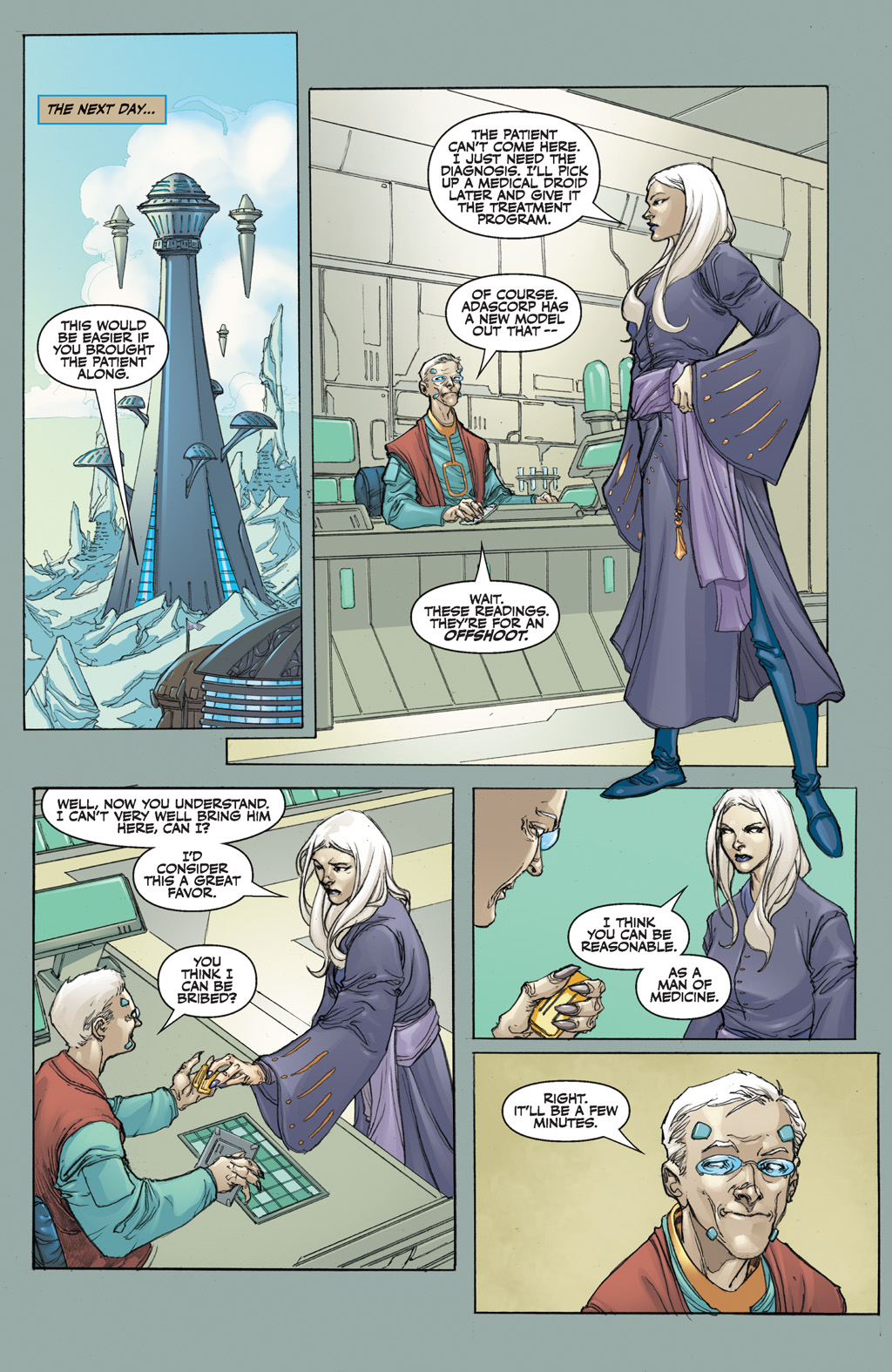 Read online Star Wars: Knights Of The Old Republic comic -  Issue #16 - 17