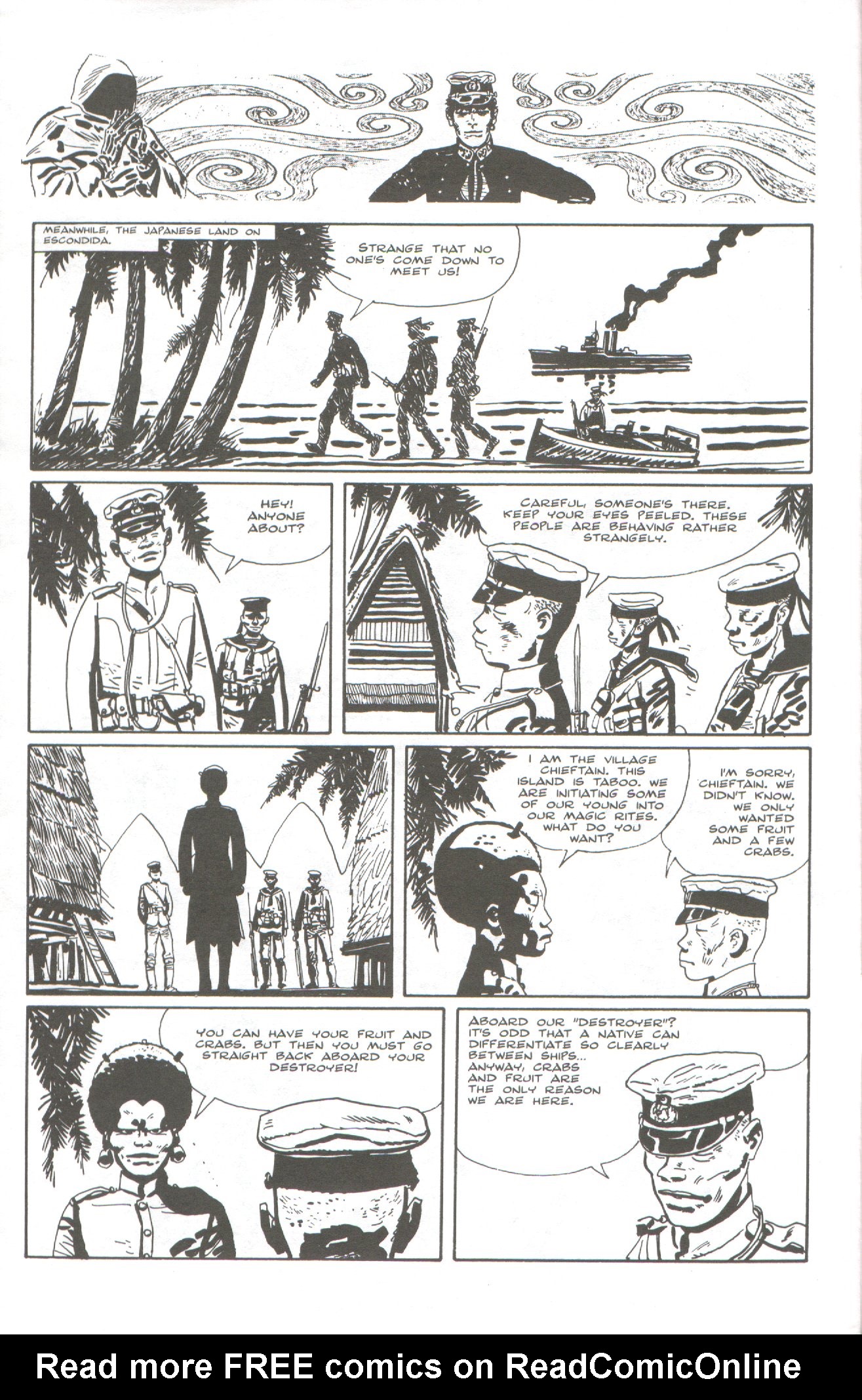 Read online Corto Maltese: Ballad of the Salt Sea comic -  Issue #5 - 6