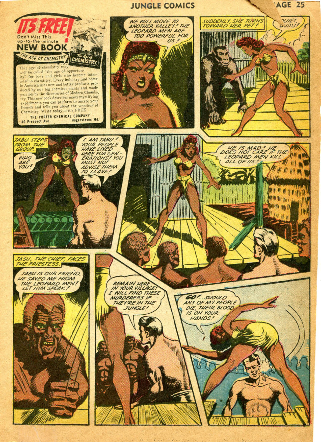 Read online Jungle Comics comic -  Issue #35 - 27