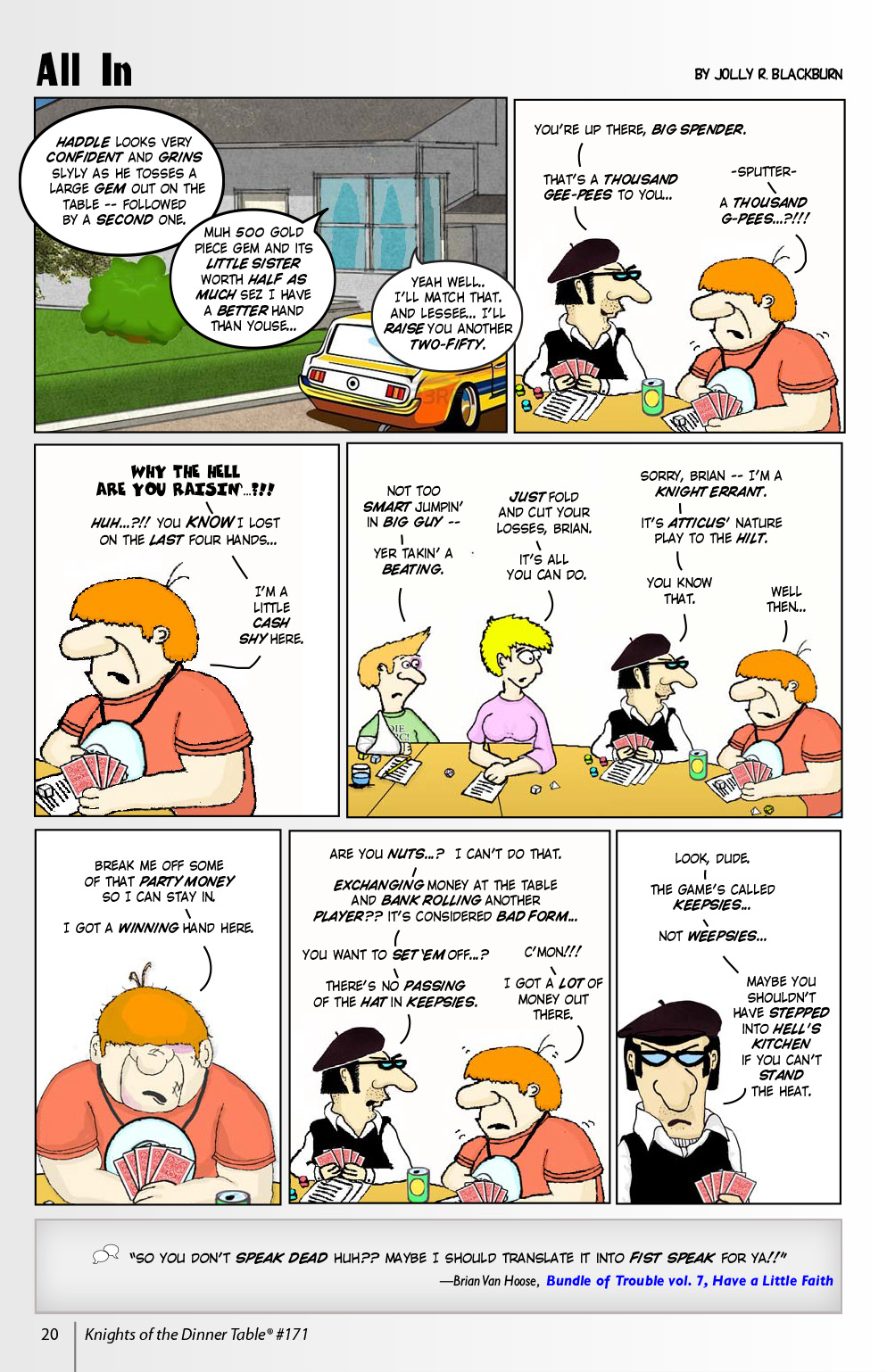 Read online Knights of the Dinner Table comic -  Issue #171 - 22