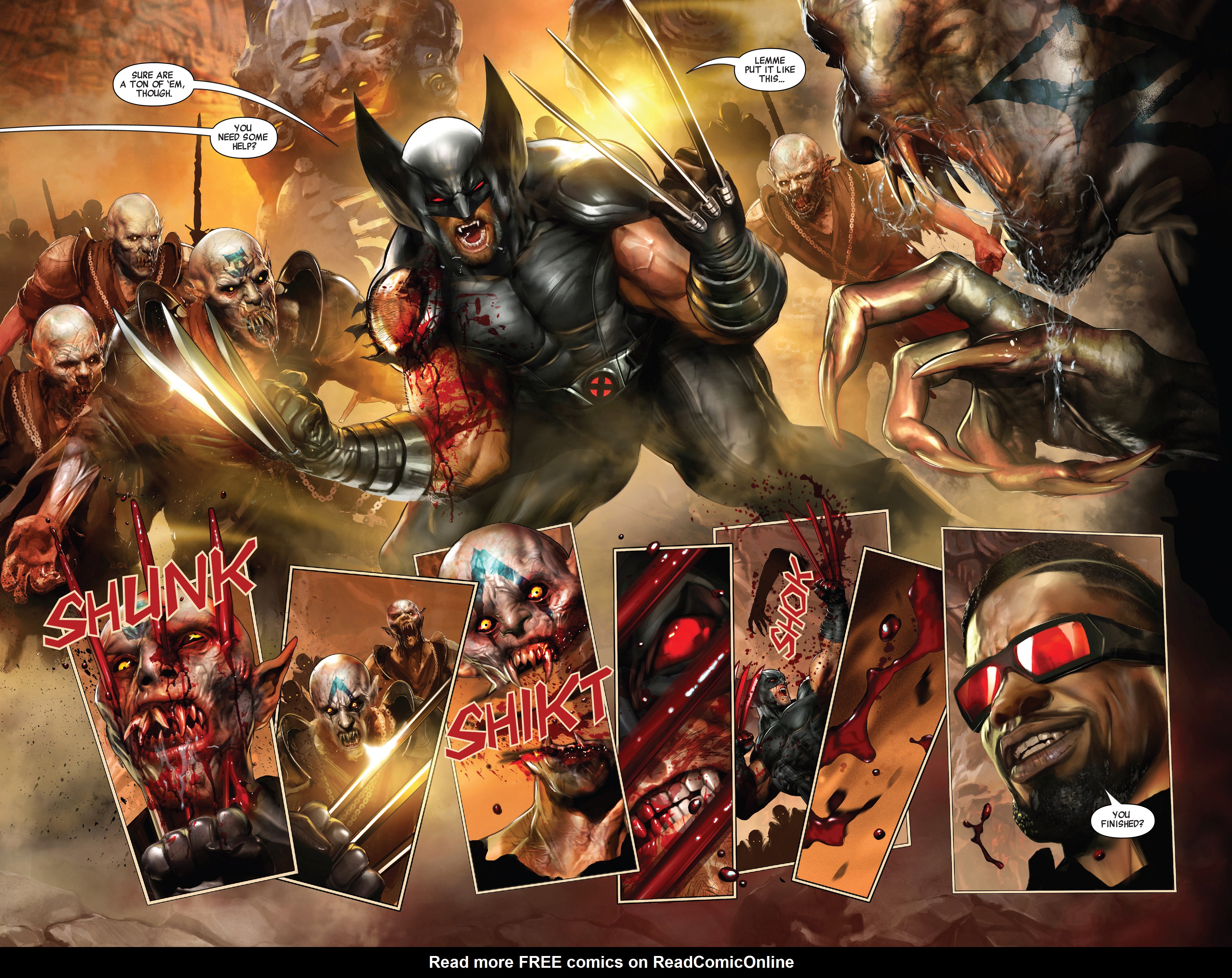 Read online Wolverine Vs. Blade Special comic -  Issue # Full - 6