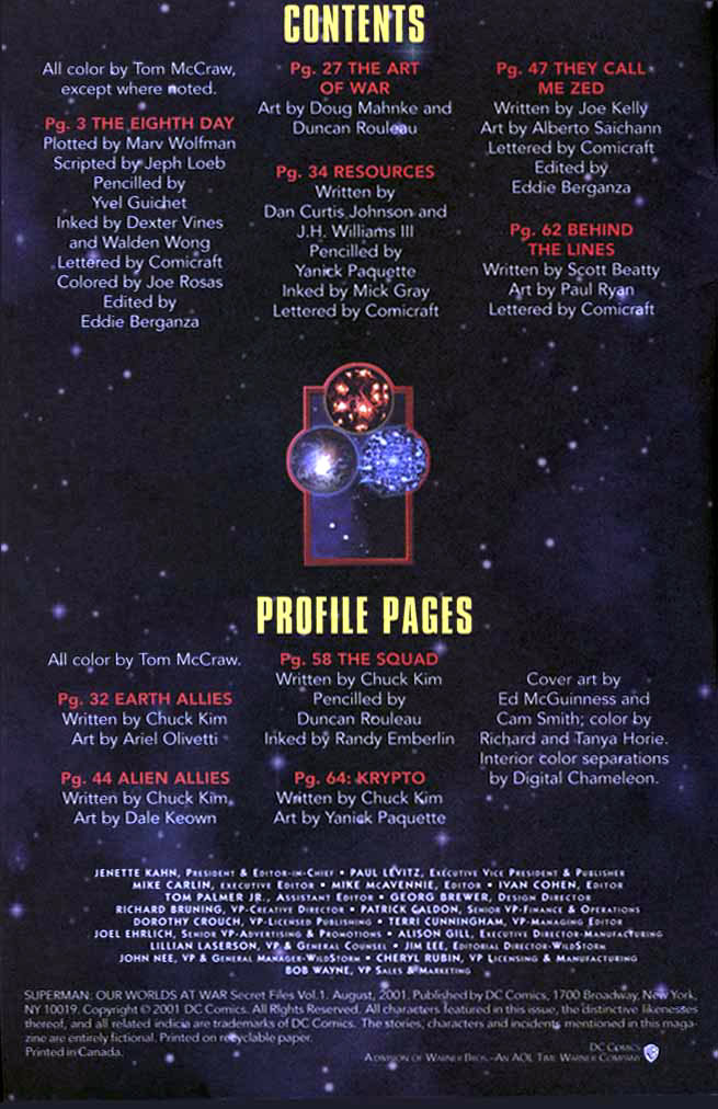 Read online Superman: Our Worlds at War Secret Files comic -  Issue # Full - 3