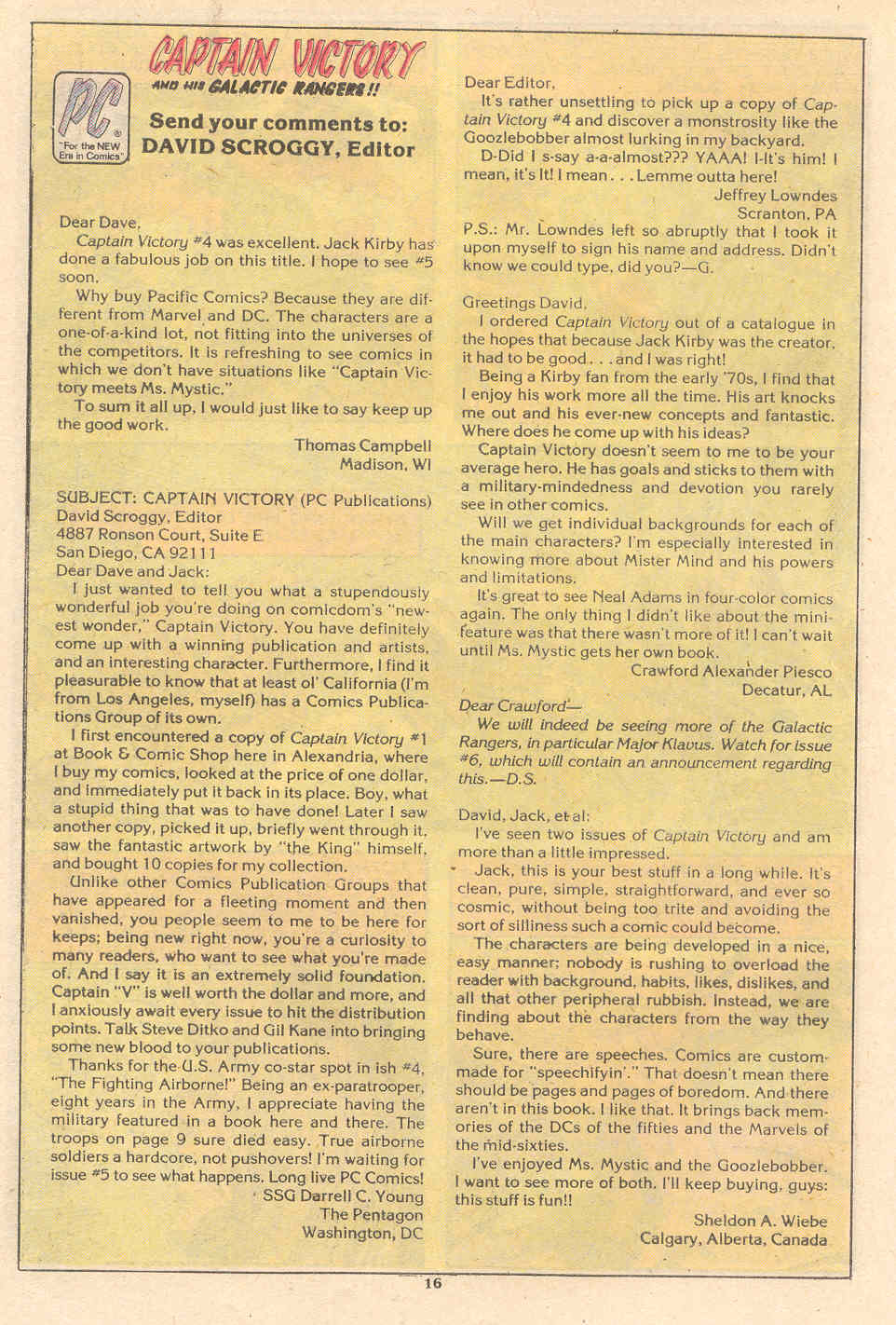 Read online Captain Victory and the Galactic Rangers (1981) comic -  Issue #5 - 19