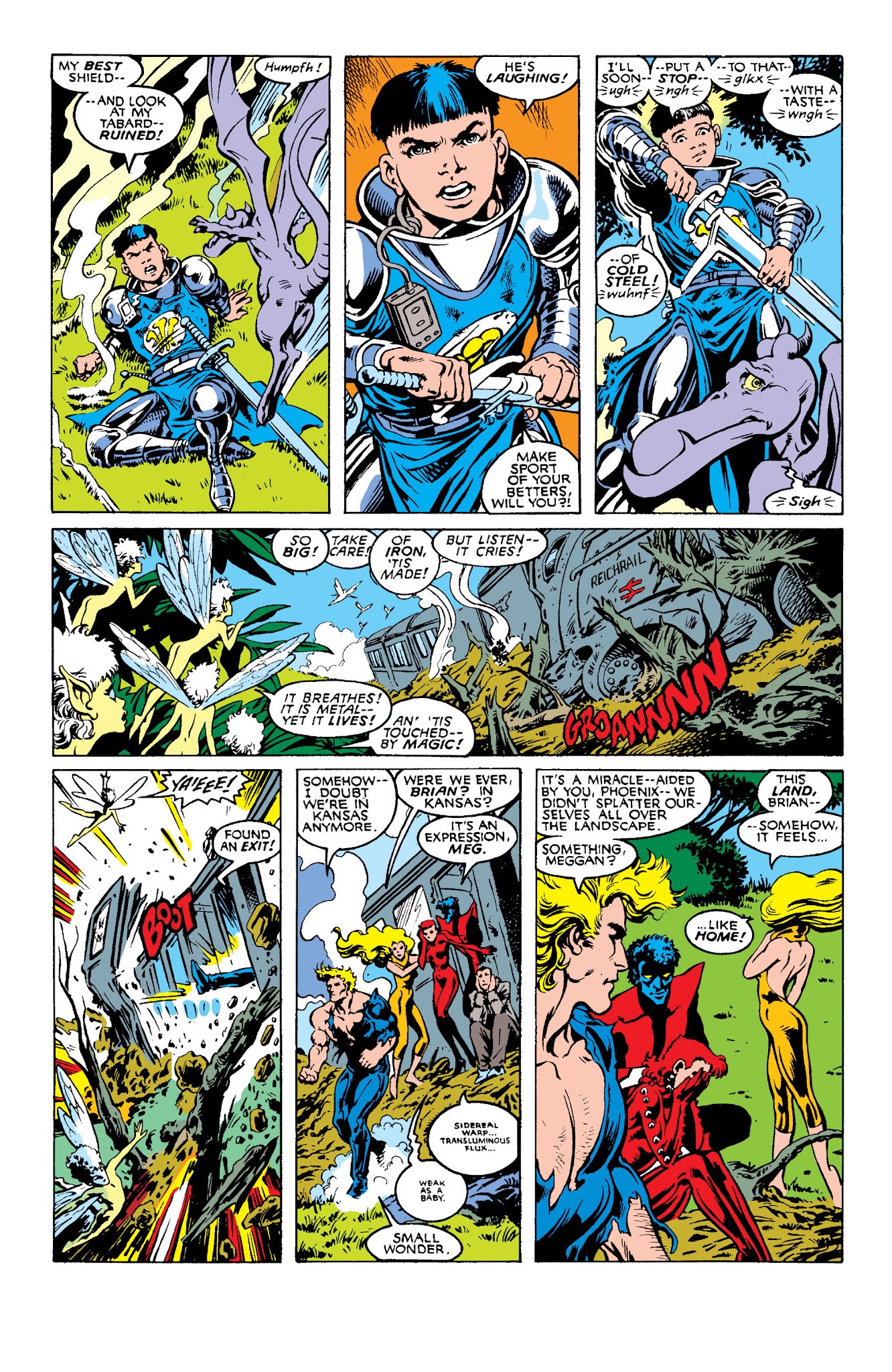 Read online Excalibur (1988) comic -  Issue # TPB 3 (Part 1) - 8