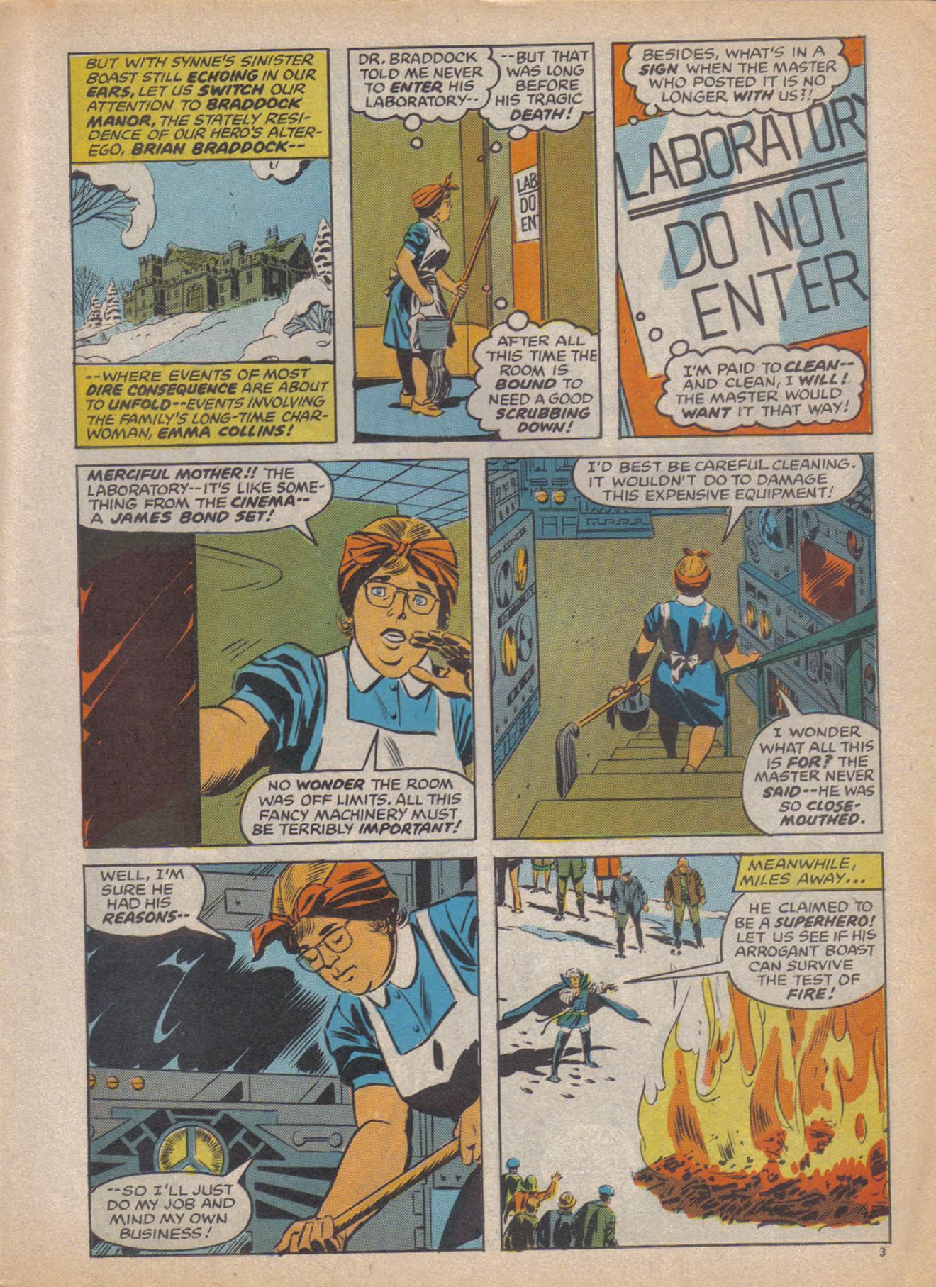 Read online Captain Britain (1976) comic -  Issue #13 - 3