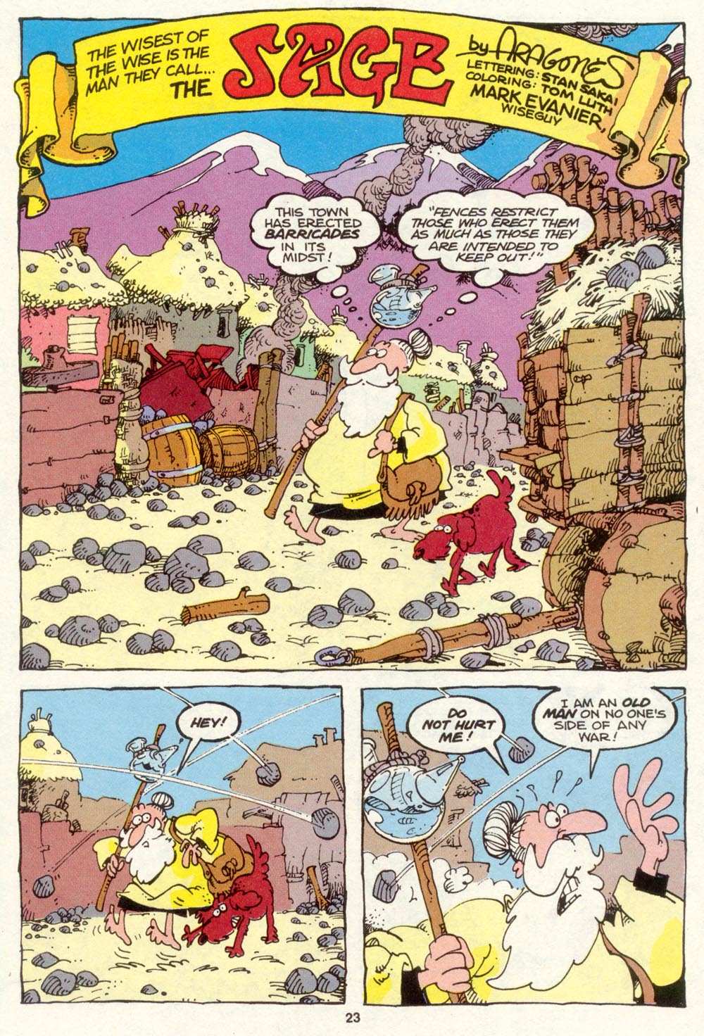 Read online Sergio Aragonés Groo the Wanderer comic -  Issue #88 - 24