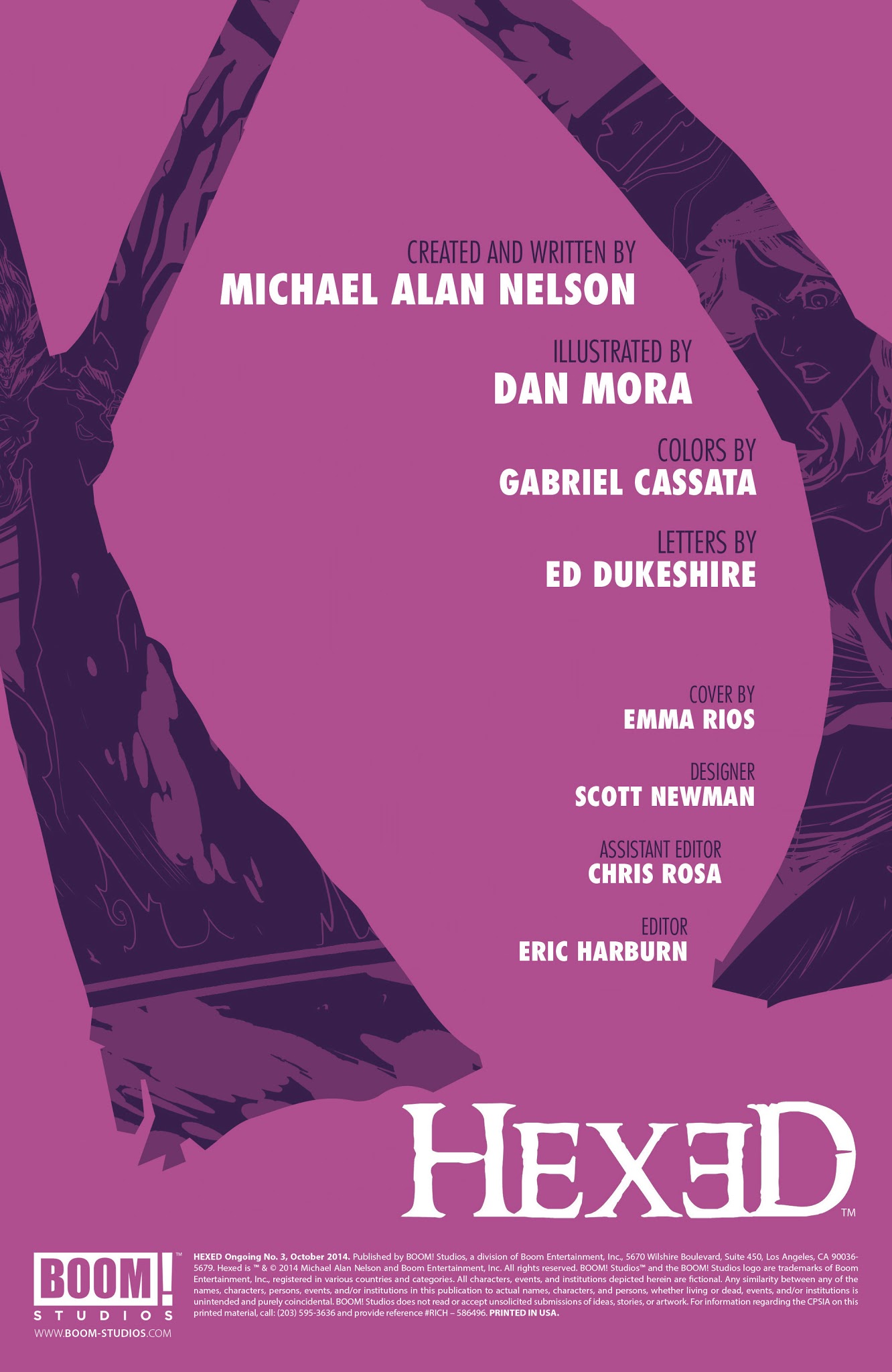 Read online Hexed (2014) comic -  Issue #3 - 2