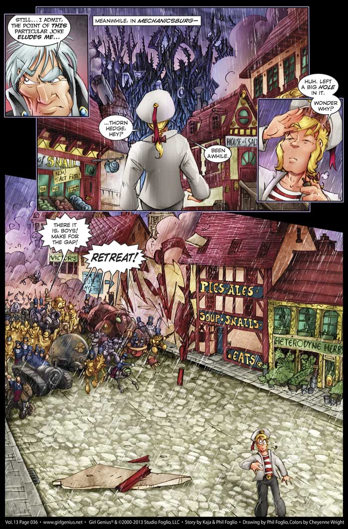 Read online Girl Genius (2002) comic -  Issue #13 - 37