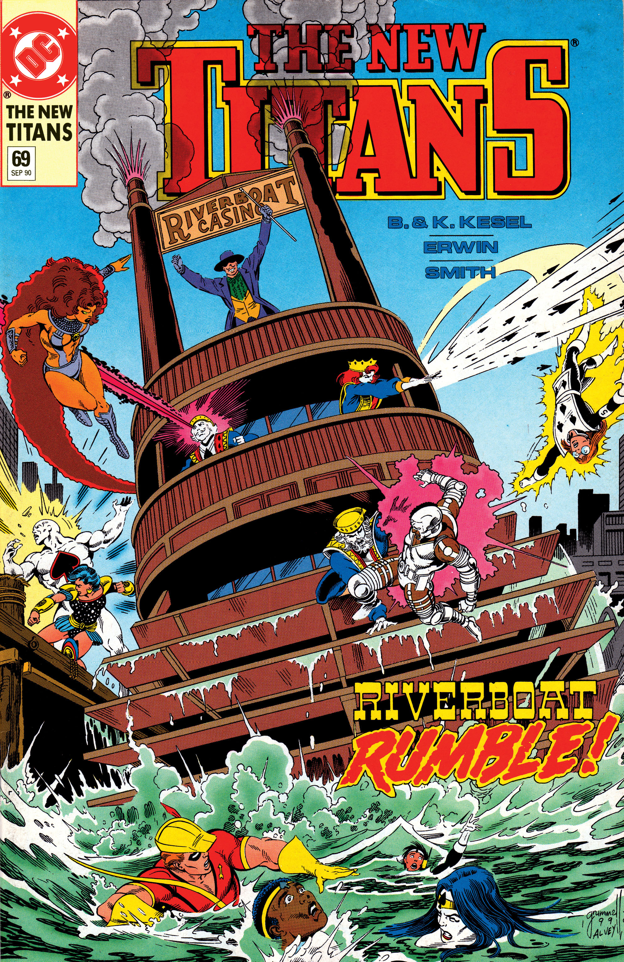 Read online The New Titans (1988) comic -  Issue #69 - 1