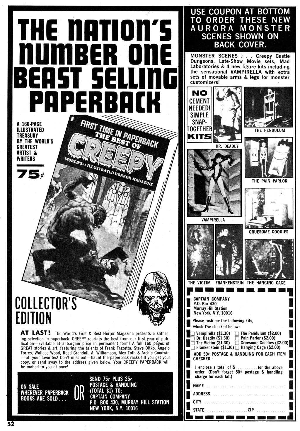 Read online Creepy (1964) comic -  Issue #45 - 52