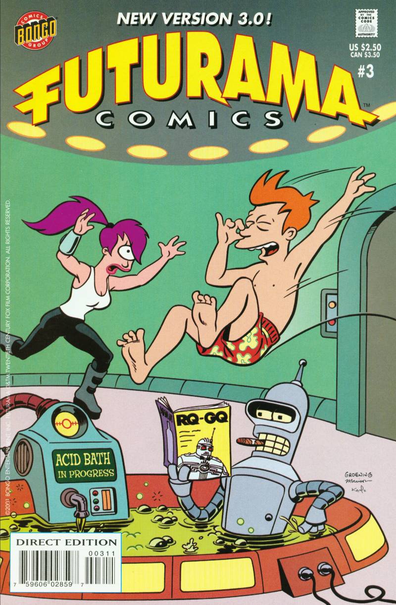 Read online Futurama Comics comic -  Issue #3 - 1
