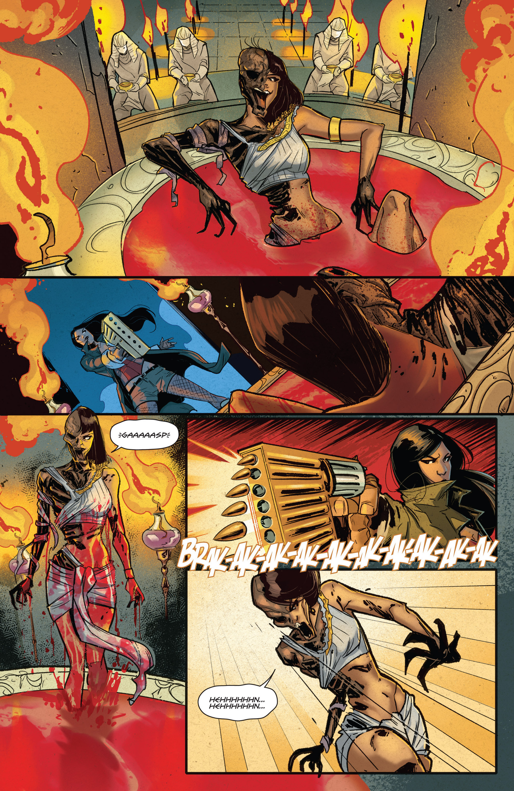 Read online Van Helsing vs The Mummy of Amun-Ra comic -  Issue #5 - 12
