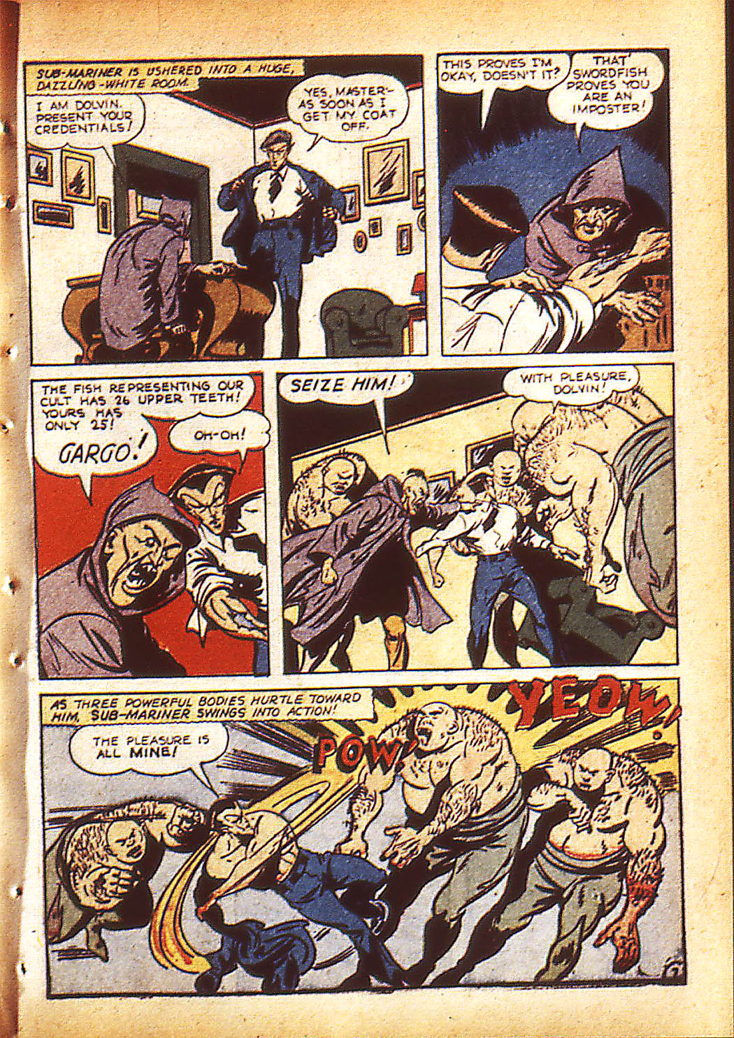 Read online Sub-Mariner Comics comic -  Issue #10 - 10