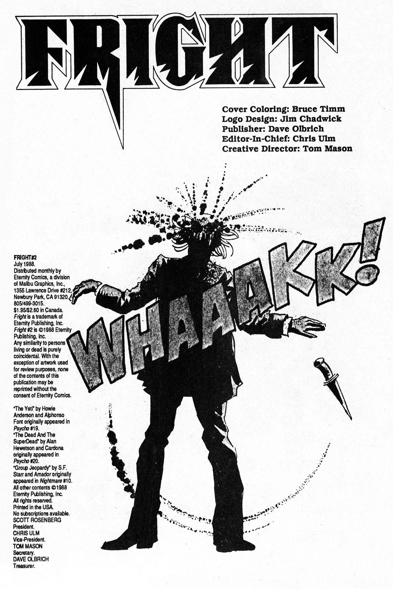 Read online Fright comic -  Issue #2 - 3