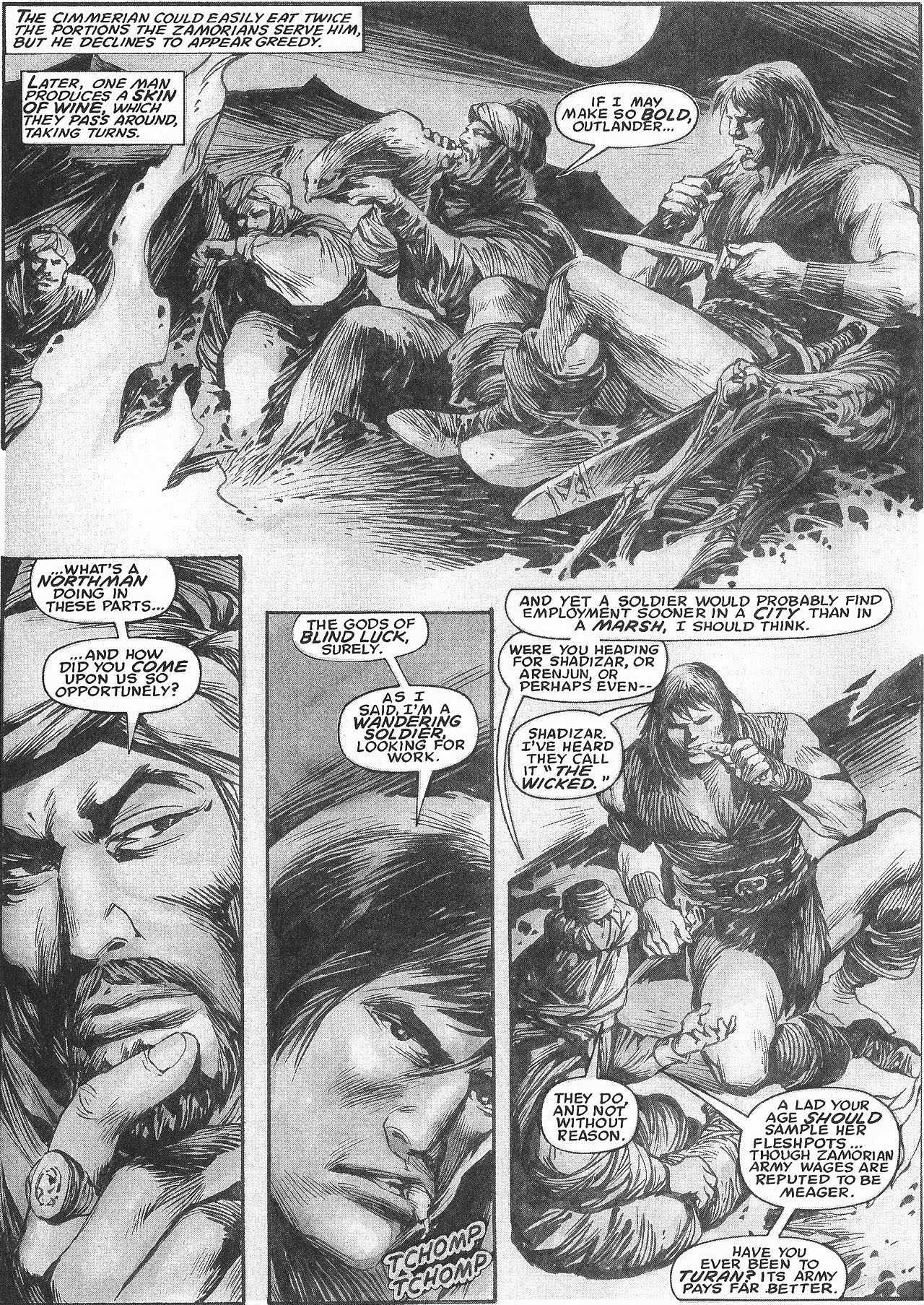 Read online The Savage Sword Of Conan comic -  Issue #207 - 17