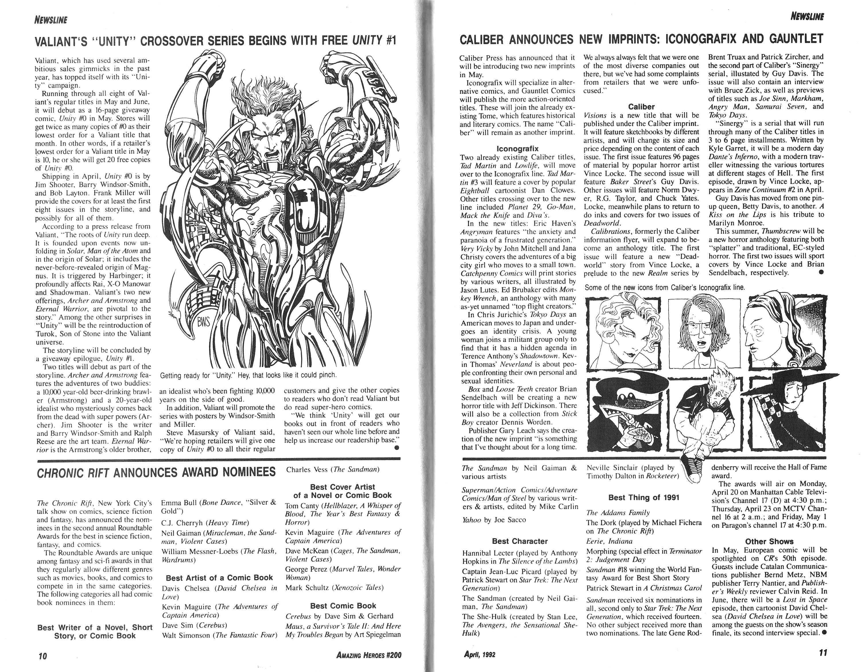 Read online Amazing Heroes comic -  Issue #200 - 6