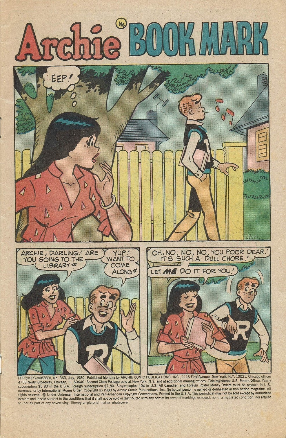 Read online Pep Comics comic -  Issue #363 - 3