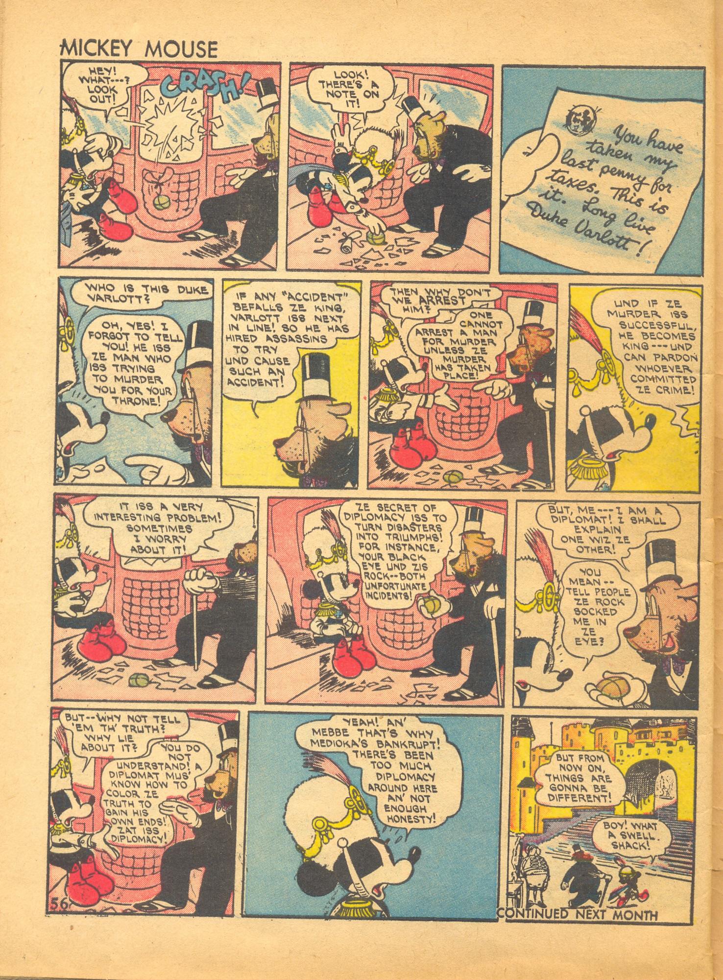Read online Walt Disney's Comics and Stories comic -  Issue #6 - 58