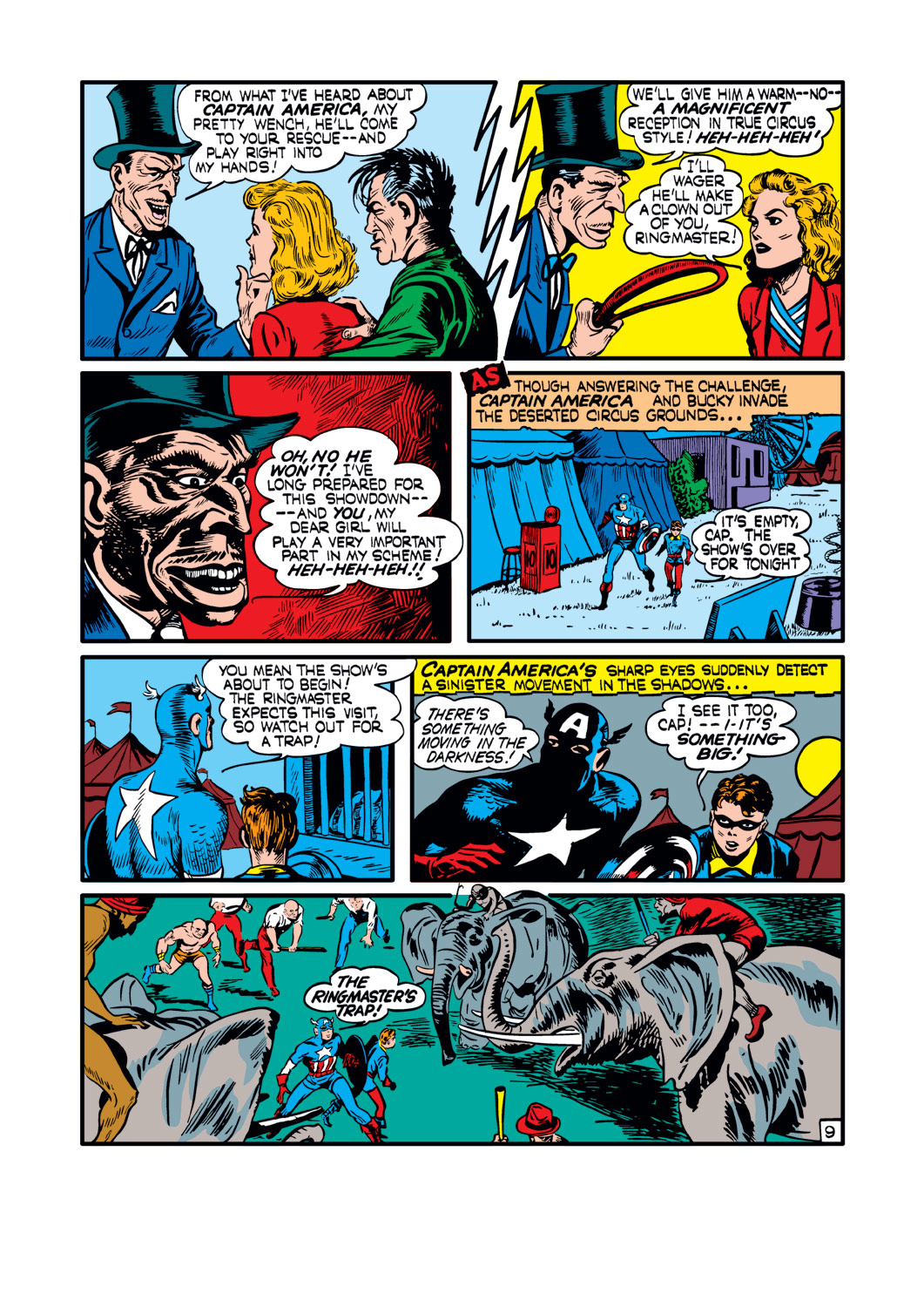 Read online Captain America Comics comic -  Issue #5 - 11