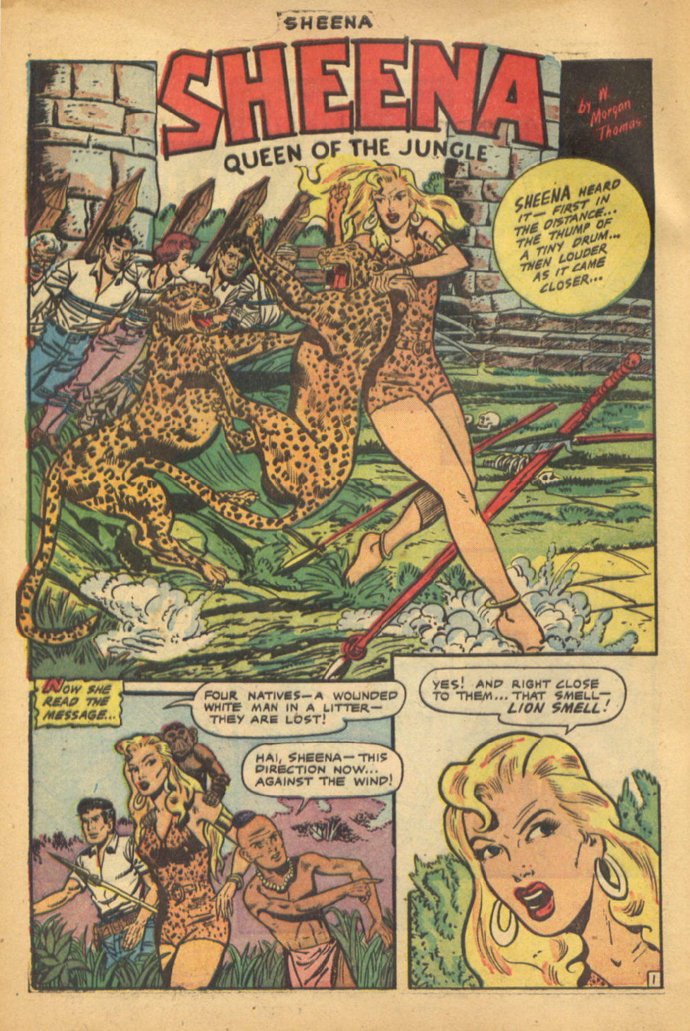 Read online Sheena, Queen of the Jungle (1942) comic -  Issue #16 - 4