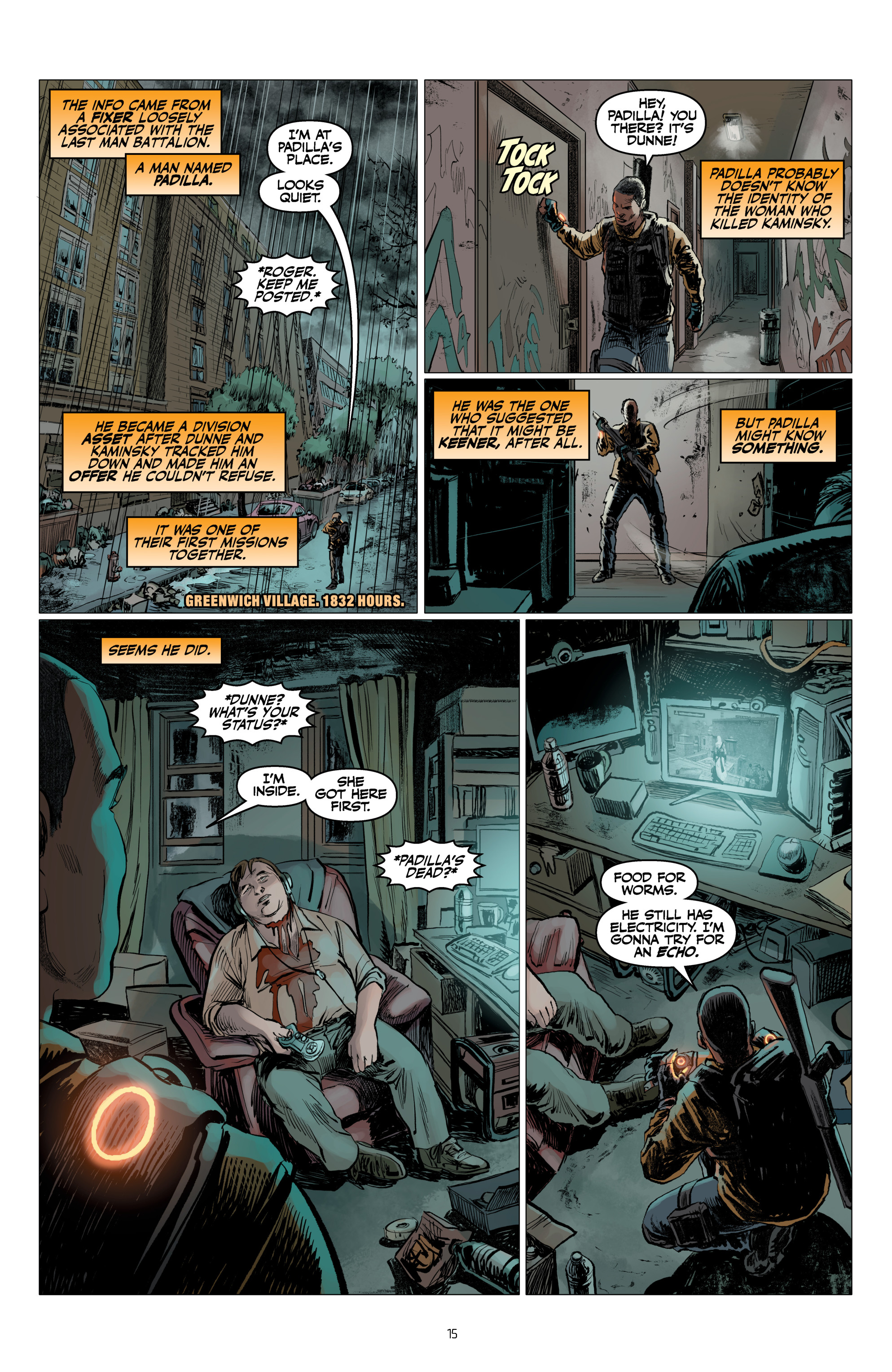 Read online Tom Clancy's The Division: Extremis Malis comic -  Issue # _TPB - 16