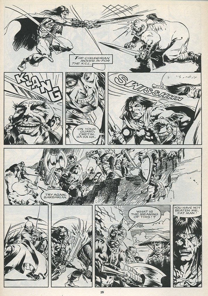 Read online The Savage Sword Of Conan comic -  Issue #175 - 31