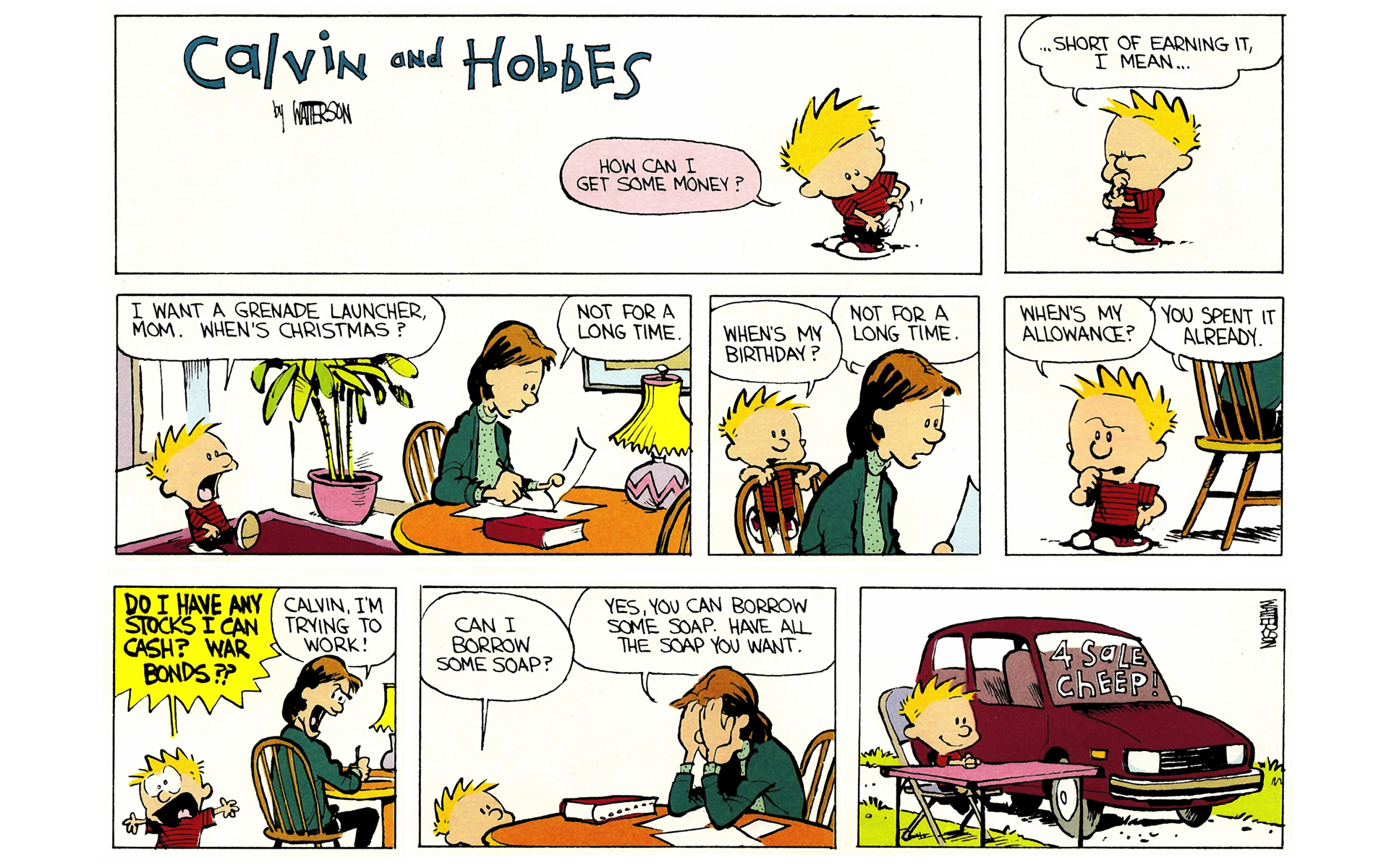 Read online Calvin and Hobbes comic -  Issue #1 - 69