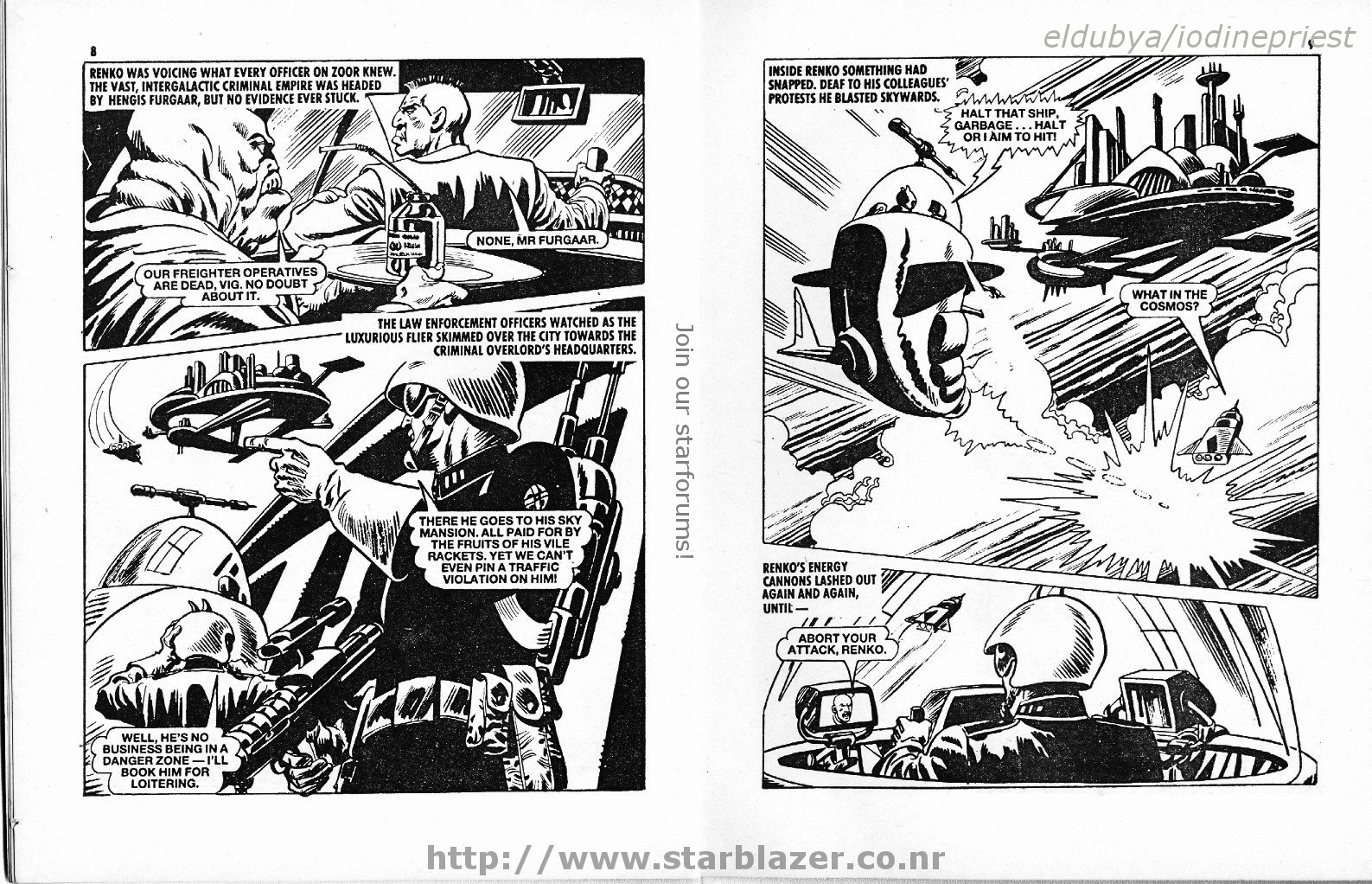 Read online Starblazer comic -  Issue #212 - 6