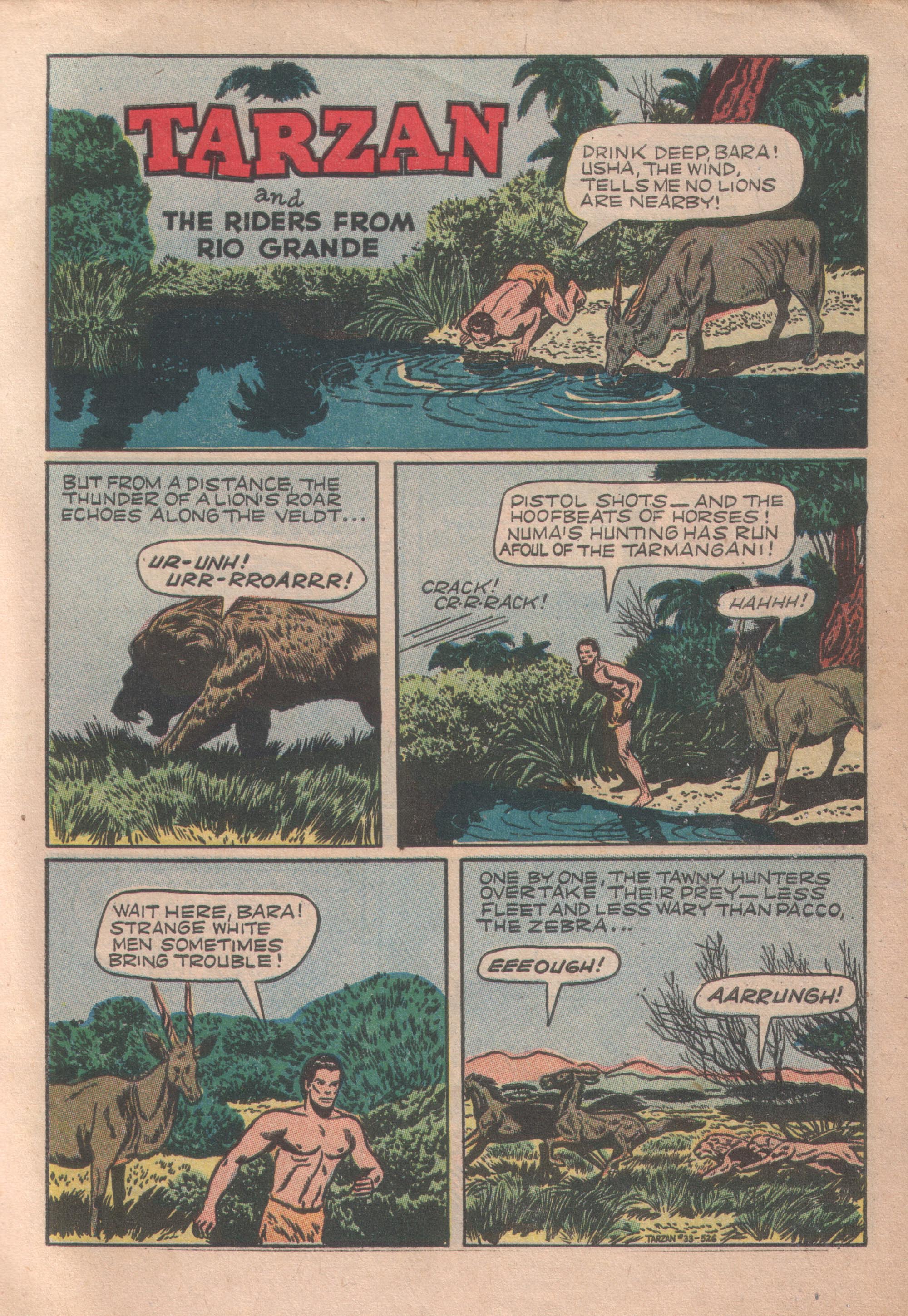 Read online Tarzan (1948) comic -  Issue #33 - 3