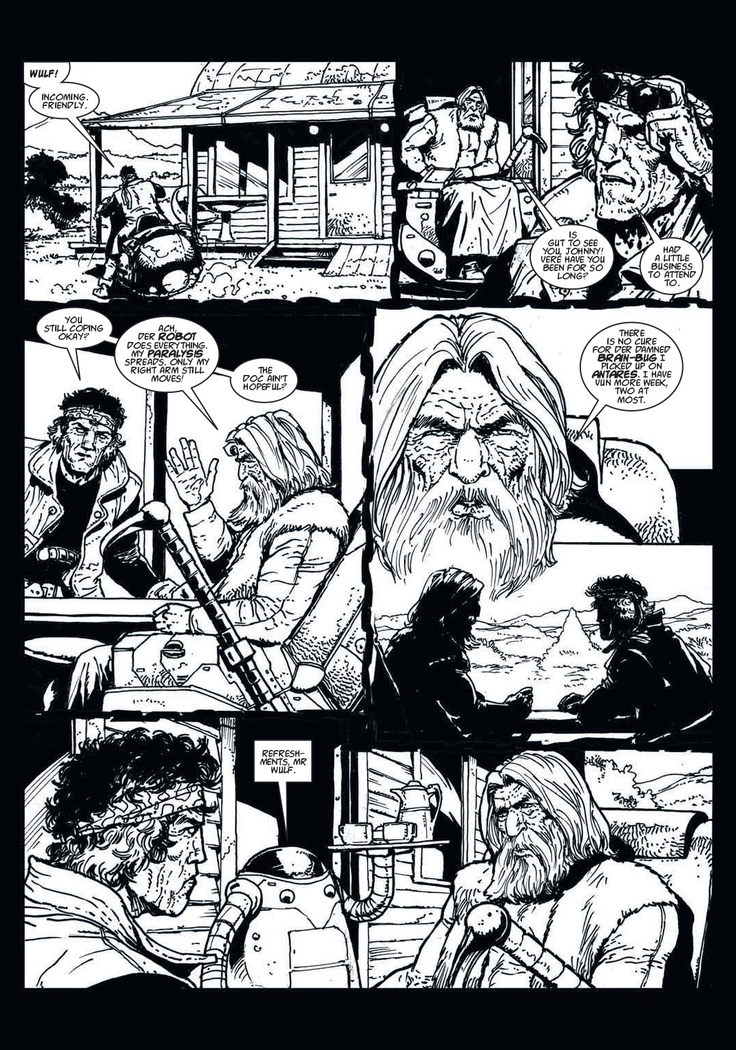 Read online Strontium Dog: The Life and Death of Johnny Alpha: The Project comic -  Issue # TPB - 135