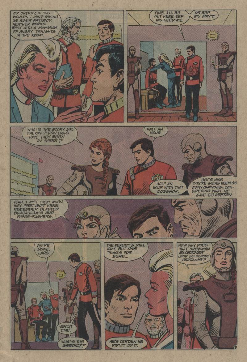 Read online Star Trek (1984) comic -  Issue #55 - 5