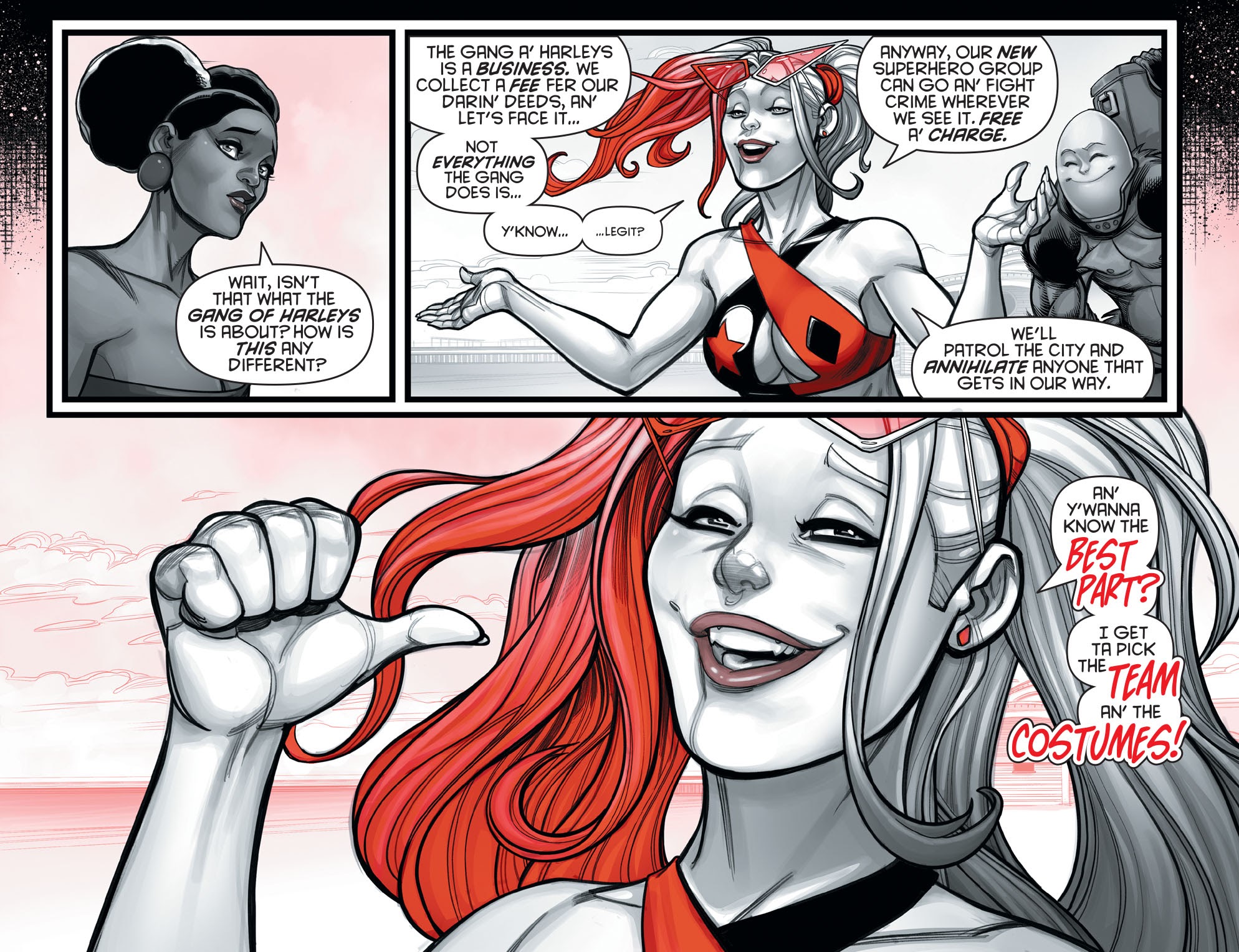 Read online Harley Quinn Black   White   Red comic -  Issue #12 - 7