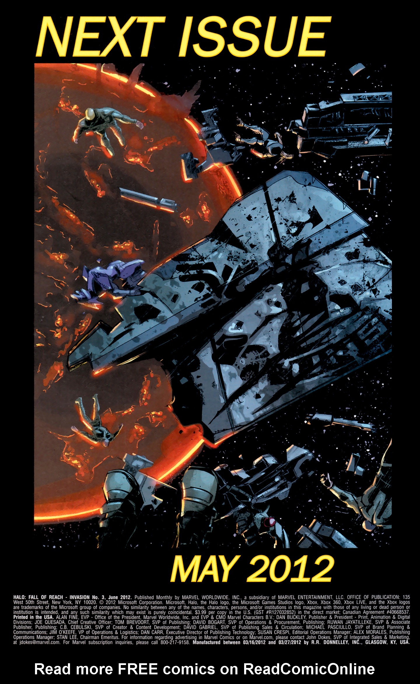 Read online Halo: Fall Of Reach - Invasion comic -  Issue #3 - 31