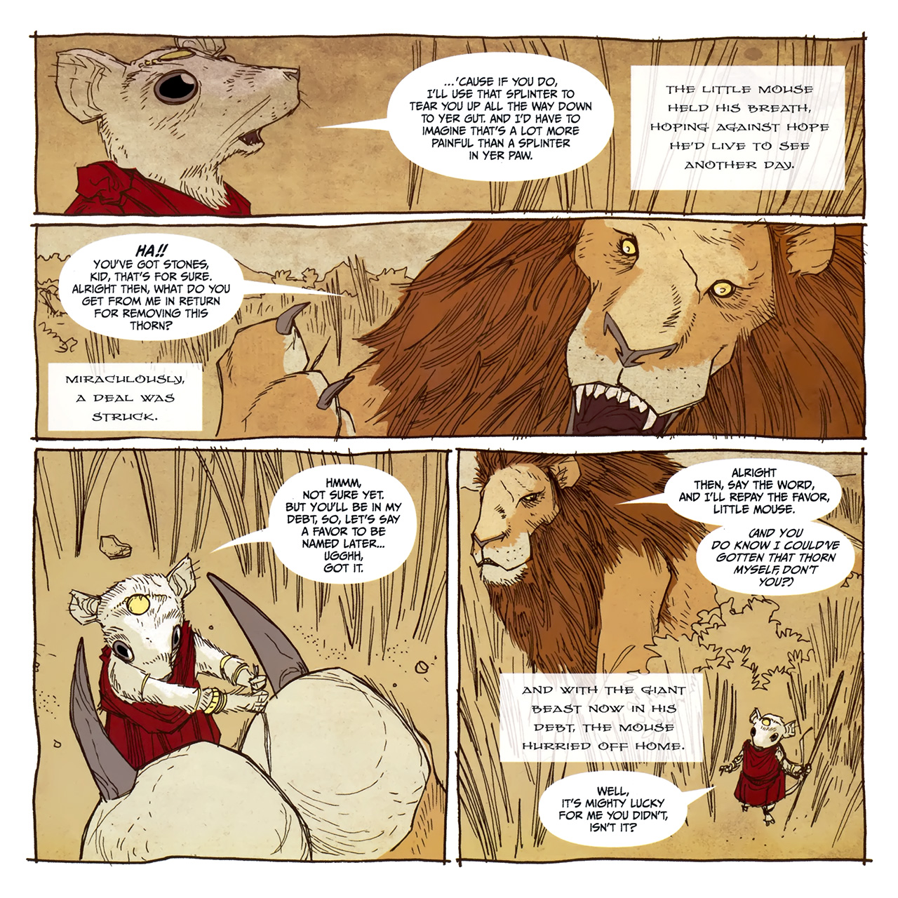 Read online Mouse Guard: Legends of the Guard comic -  Issue #4 - 7