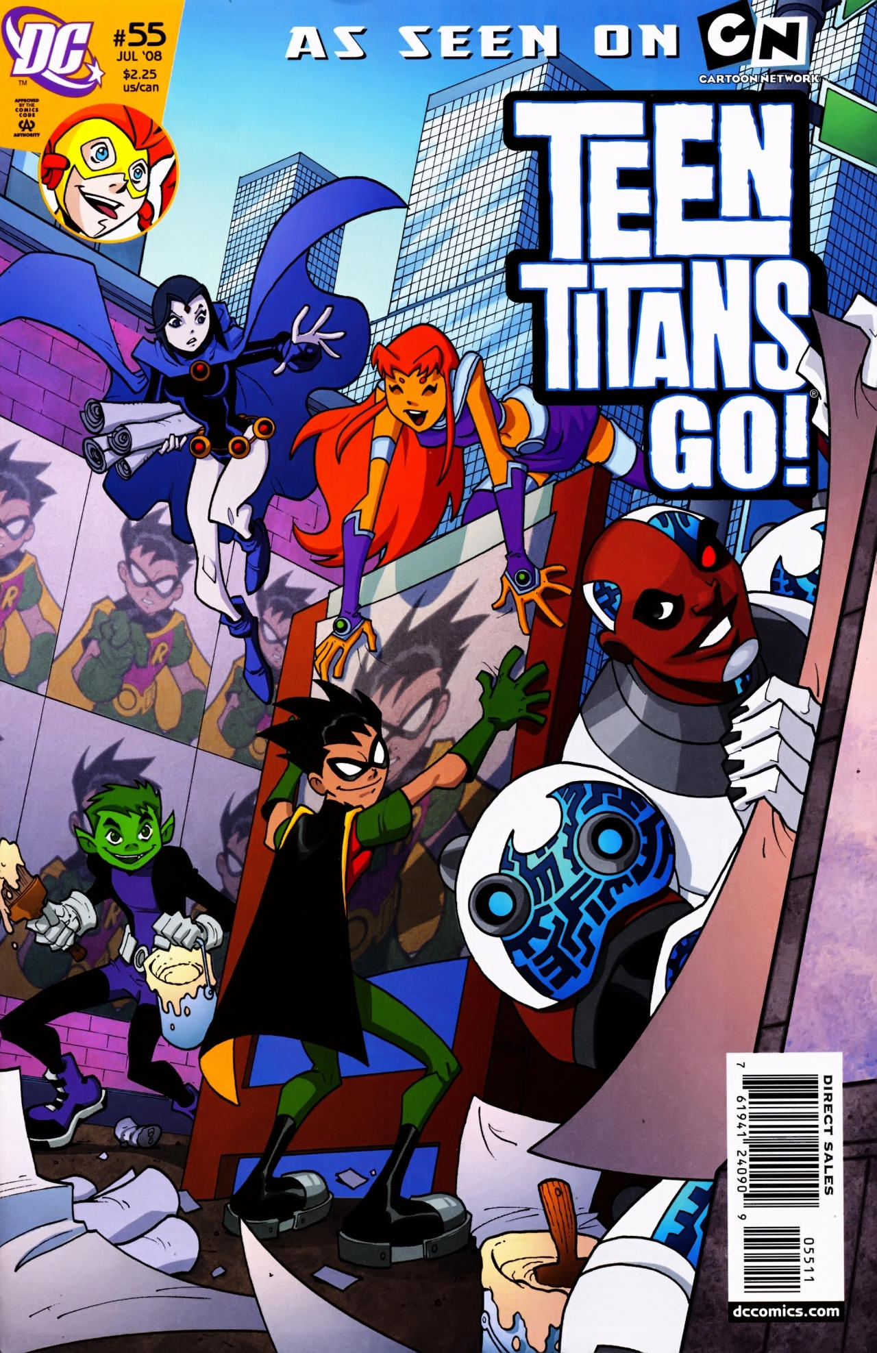 Read online Teen Titans Go! (2003) comic -  Issue #55 - 1
