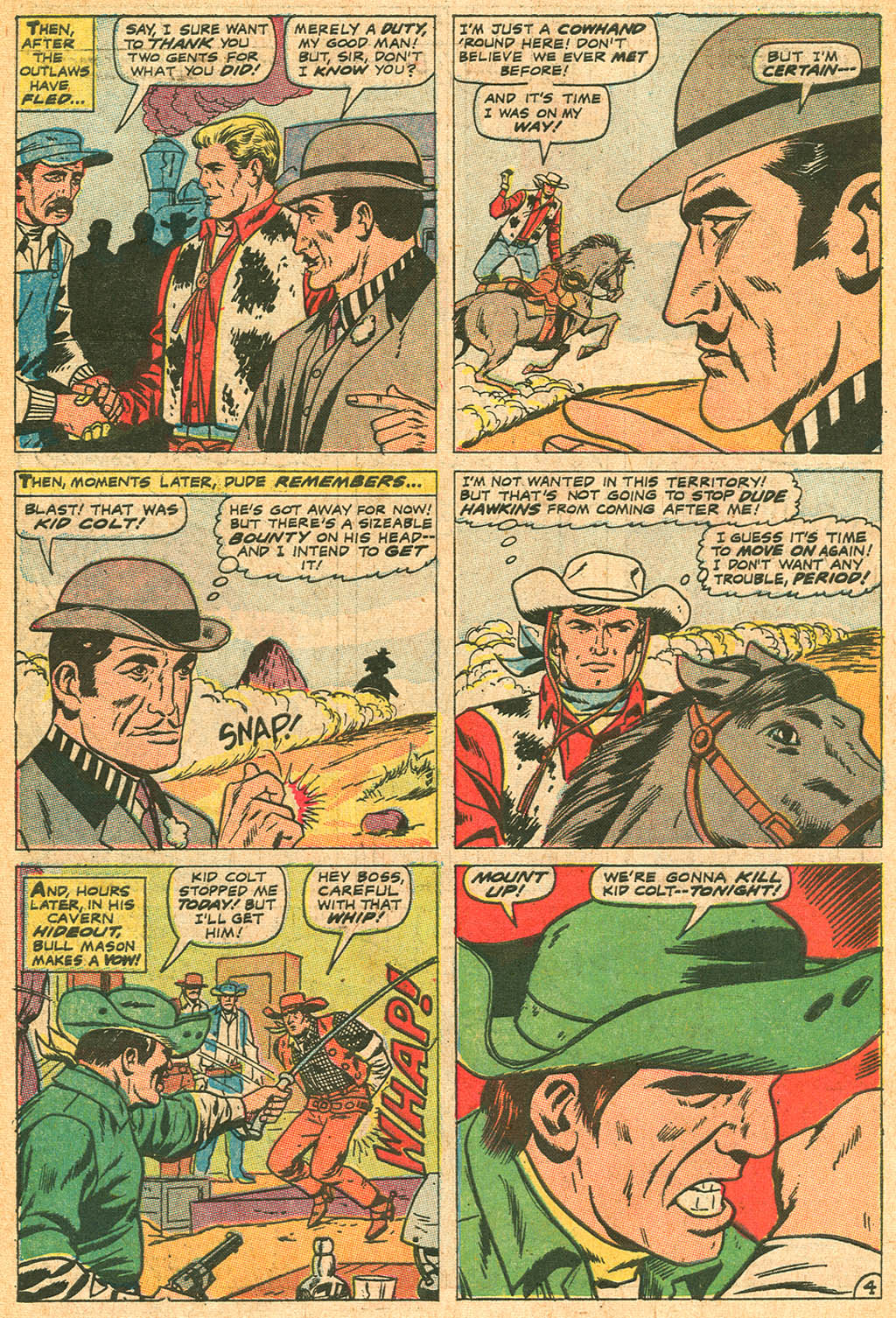 Read online Kid Colt Outlaw comic -  Issue #137 - 6