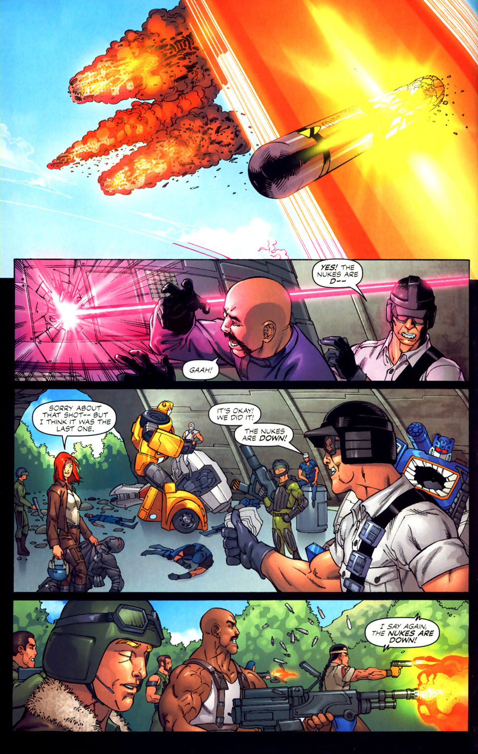 Read online G.I. Joe vs. The Transformers comic -  Issue #6 - 13
