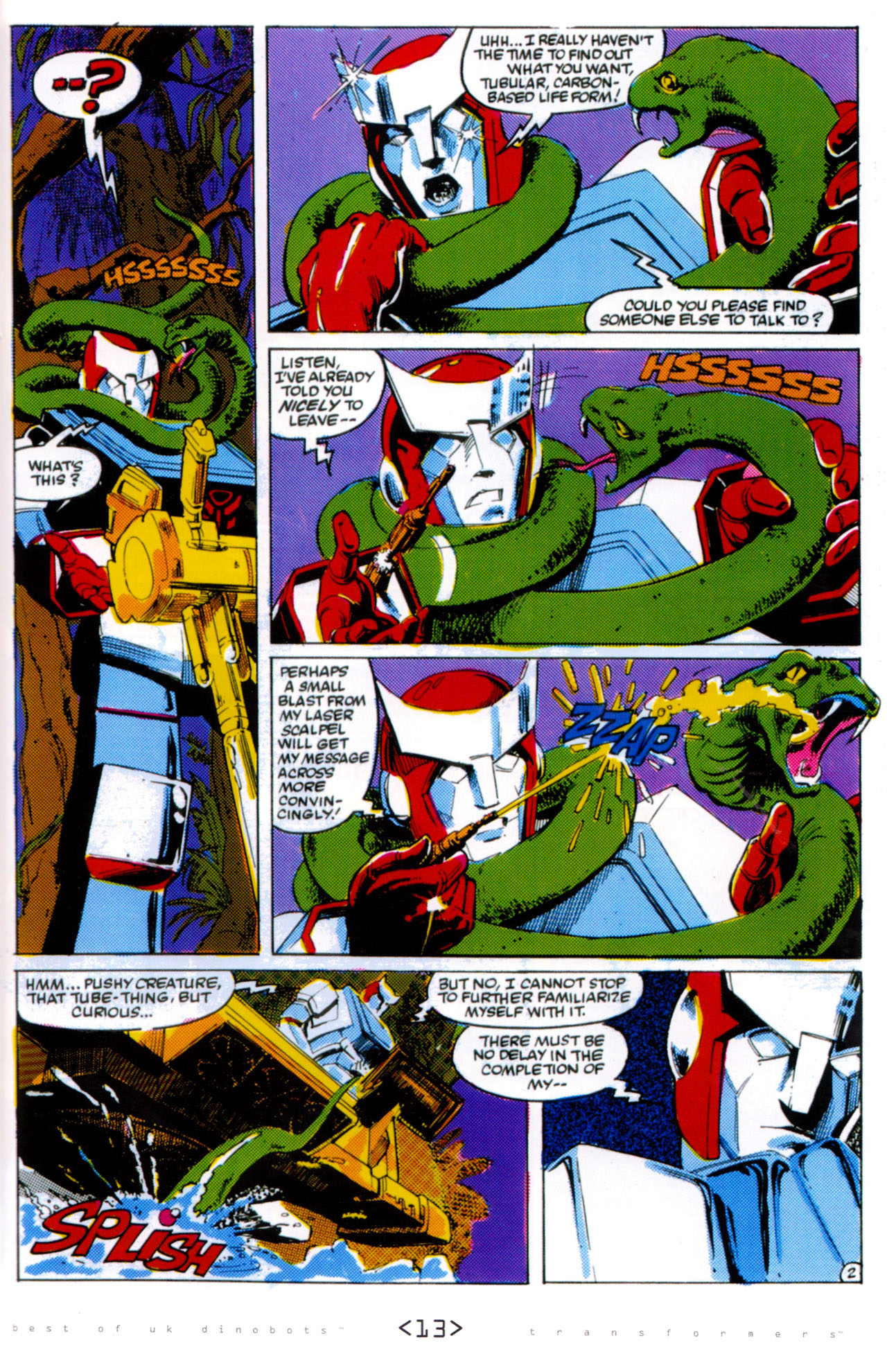 Read online The Transformers: Best of UK: Dinobots comic -  Issue #6 - 16